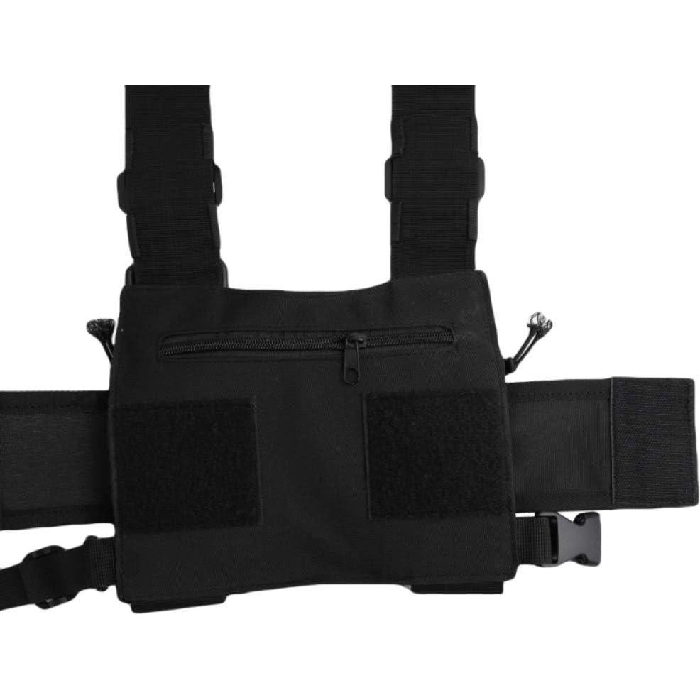 Bolsa de Pecho Táctica CZDLDNXS Multifuncional 21x18cm