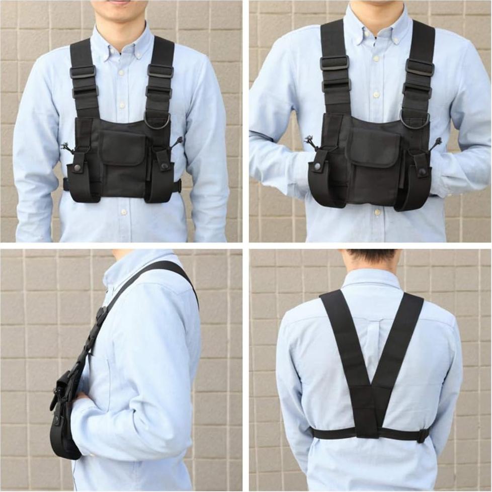 Bolsa de Pecho Táctica CZDLDNXS Multifuncional 21x18cm