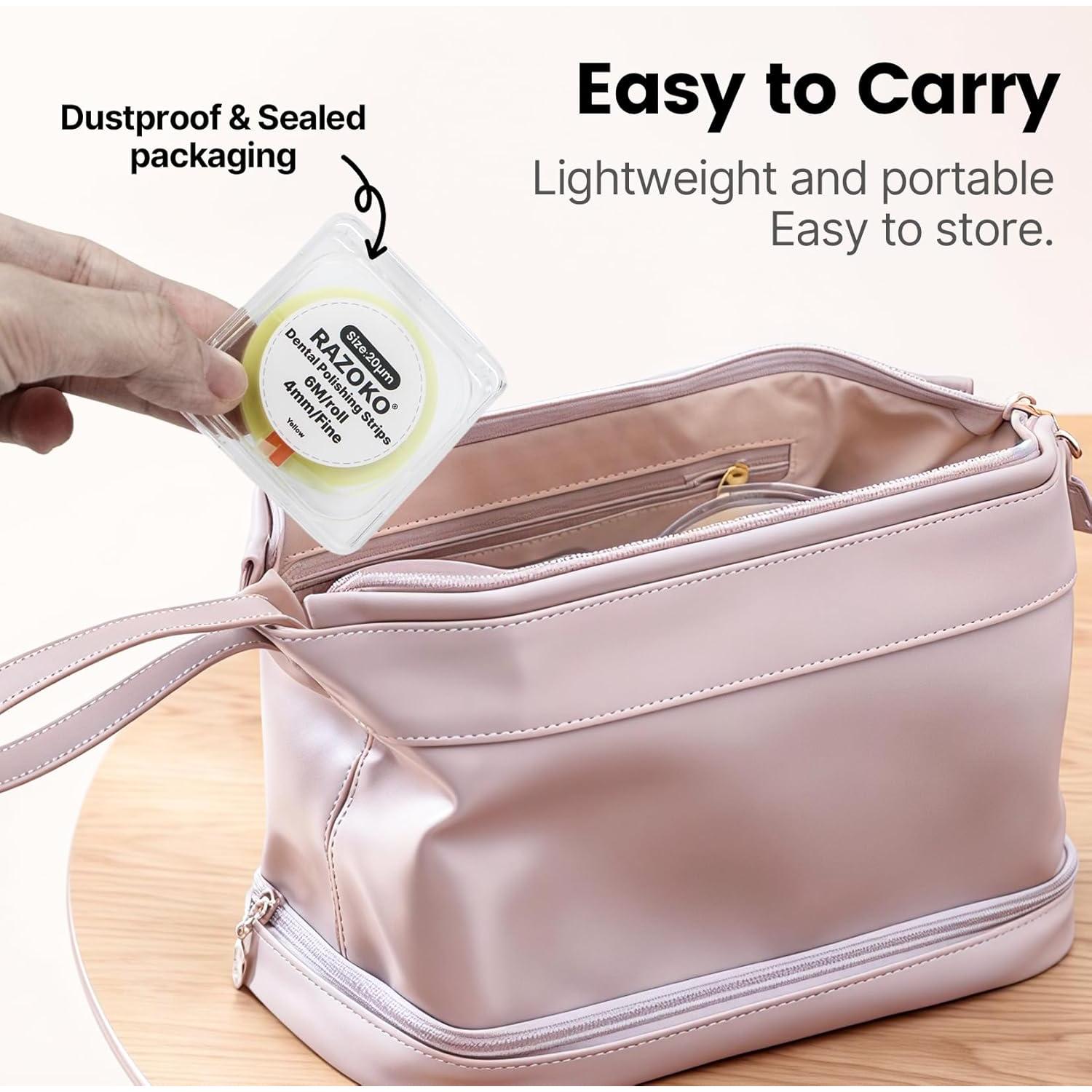 Juego de Tiras de Pulido Dental RAZOKO 3 Variantes 6m