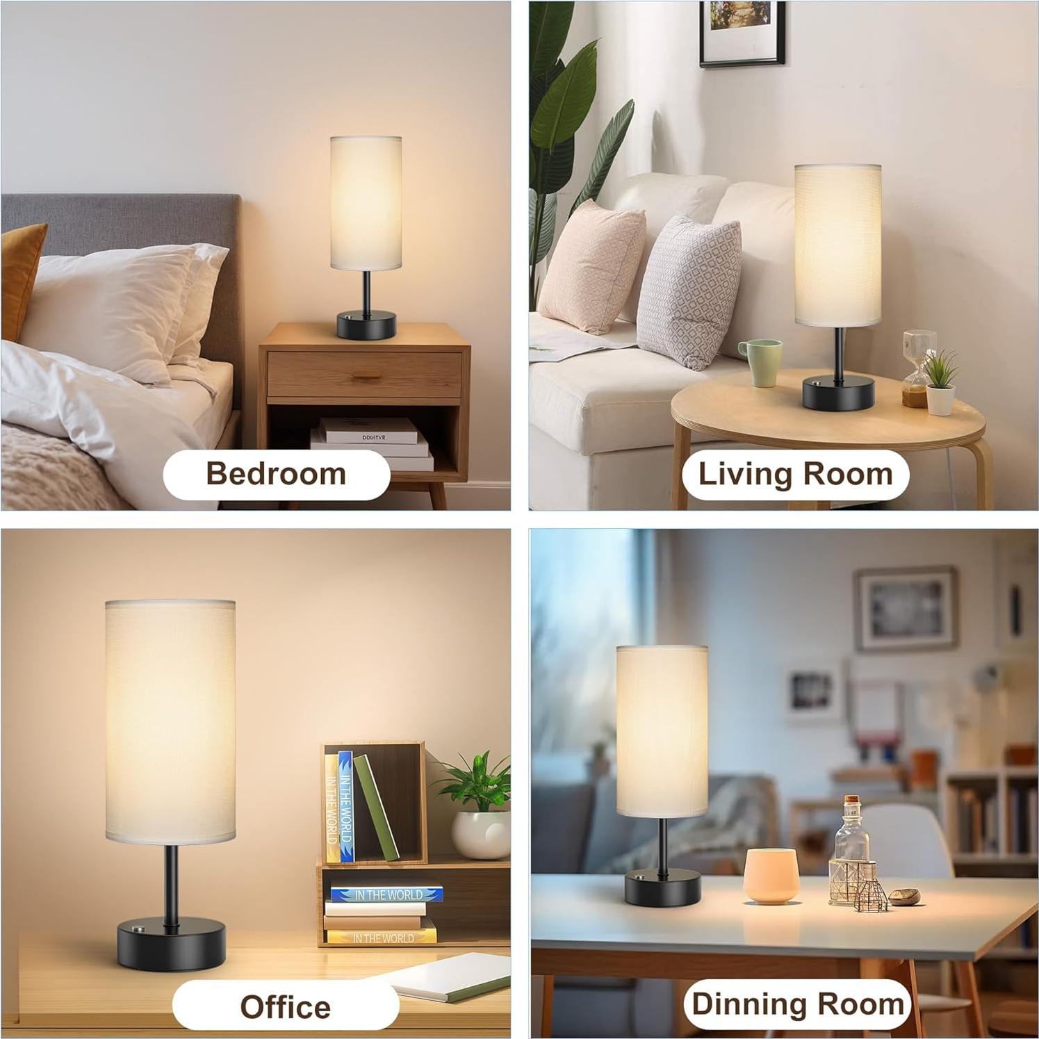 Lámpara de Mesa Inalámbrica ROTTOGOON 32.5cm Regulable