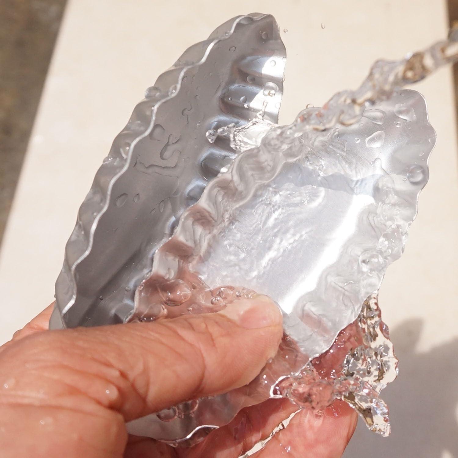 Molde para Tartas Pequeñas Heluok 10PCS Aluminio Barco