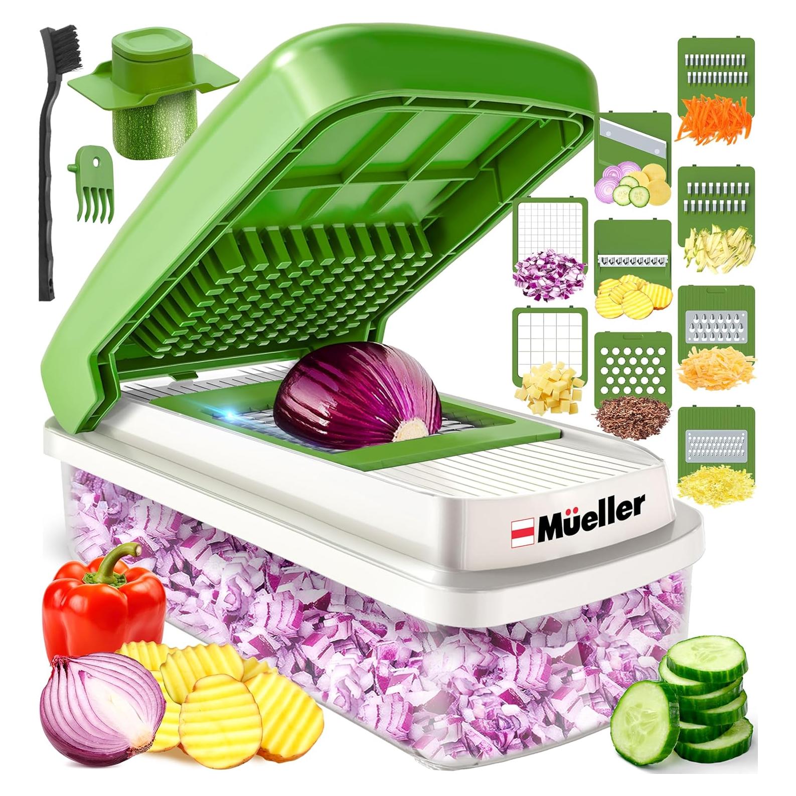 Picador de Verduras Mueller 9 Cuchillas Acero Inoxidable