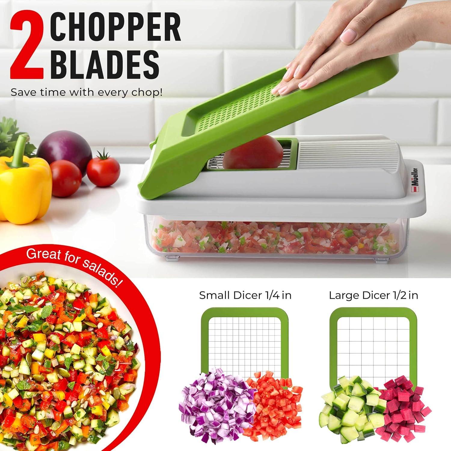 Picador de Verduras Mueller 9 Cuchillas Acero Inoxidable