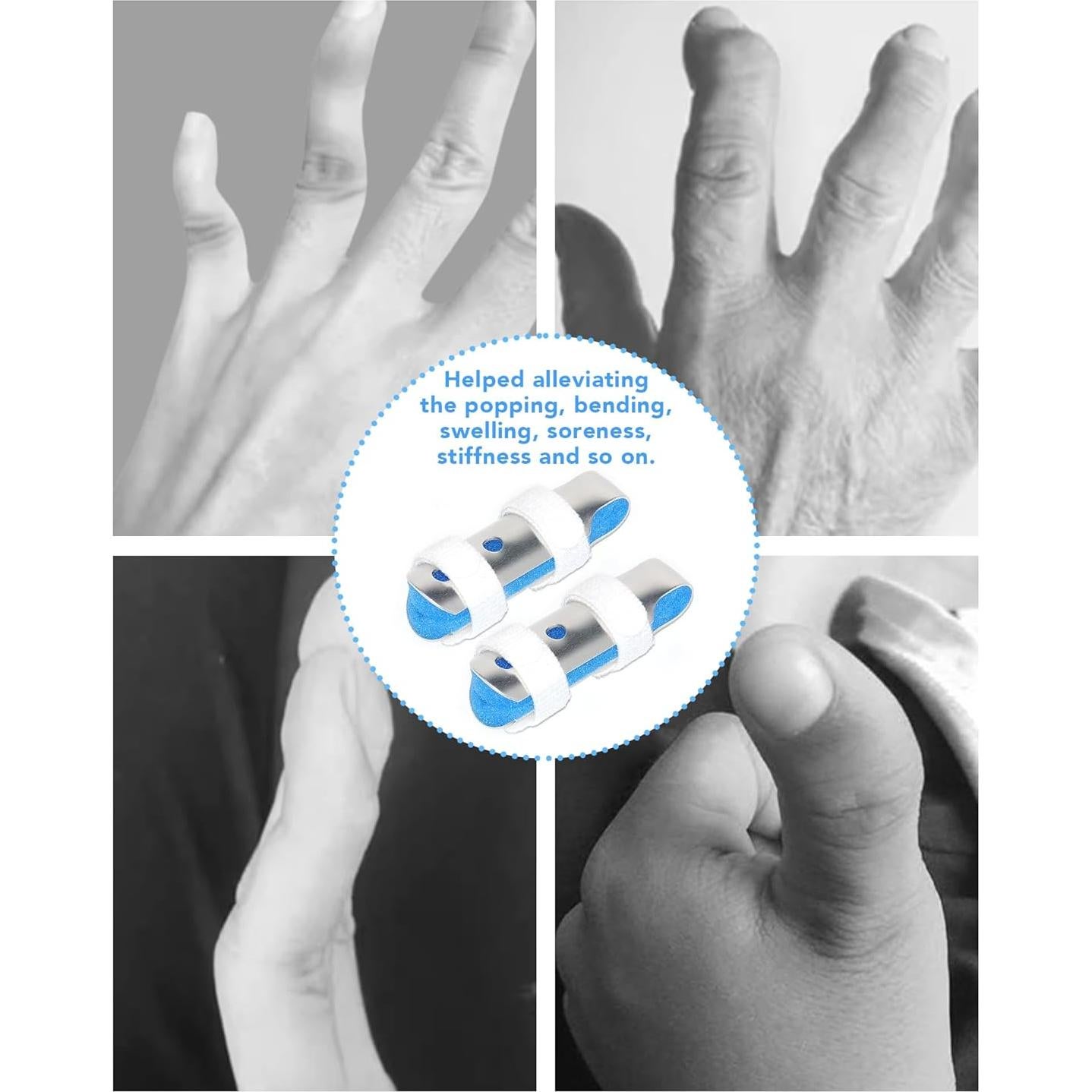 Férulas Metálicas para Dedos TAROYQASUL - 2 Pcs Grande