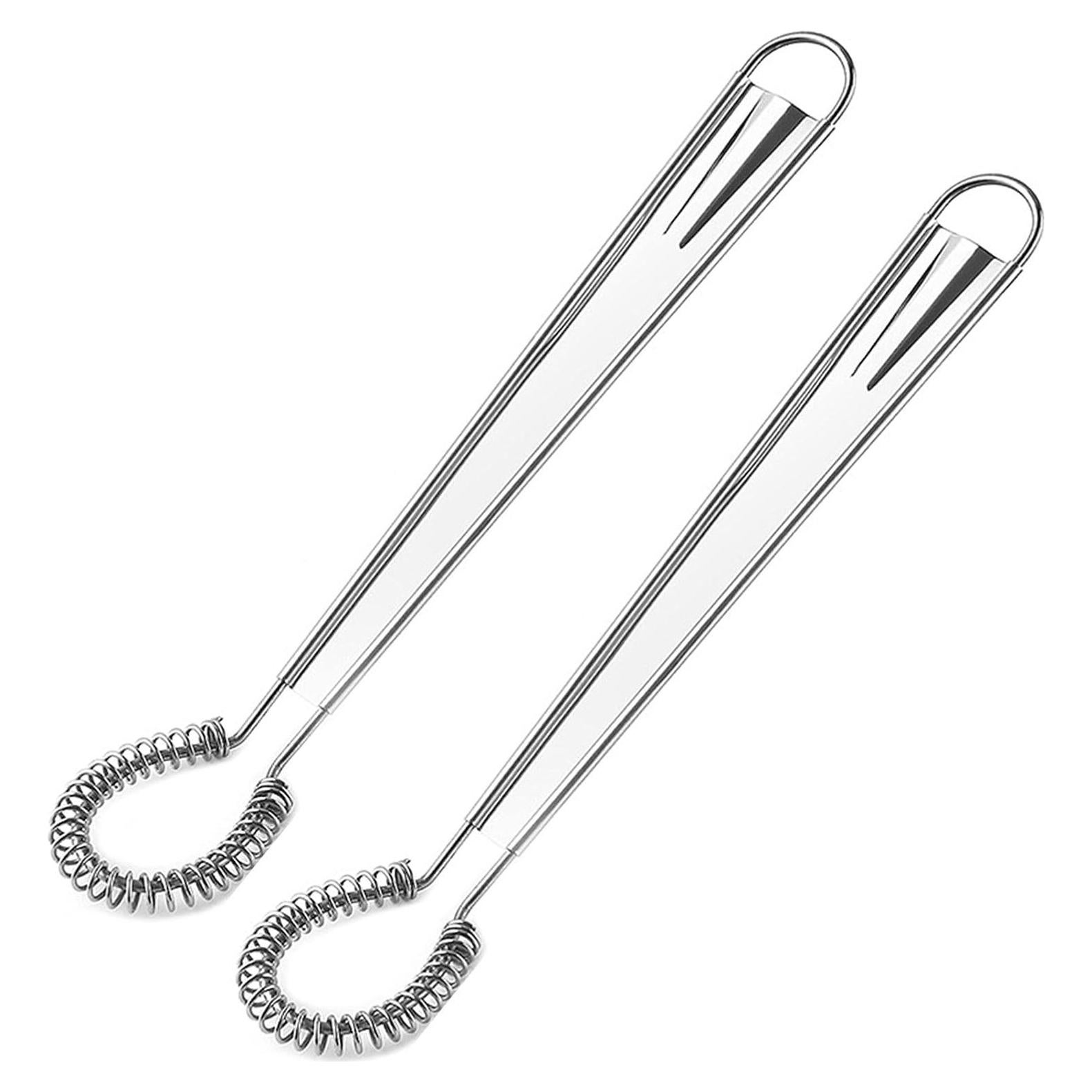 Stainless Steel Sauce & Gravy Whisk, Mini Egg Whisk Beater Milk Frother Foamer Coffee Mixer Hand Held Sauce Stirrer Blender Kitchen Accessories(size:2pcs)