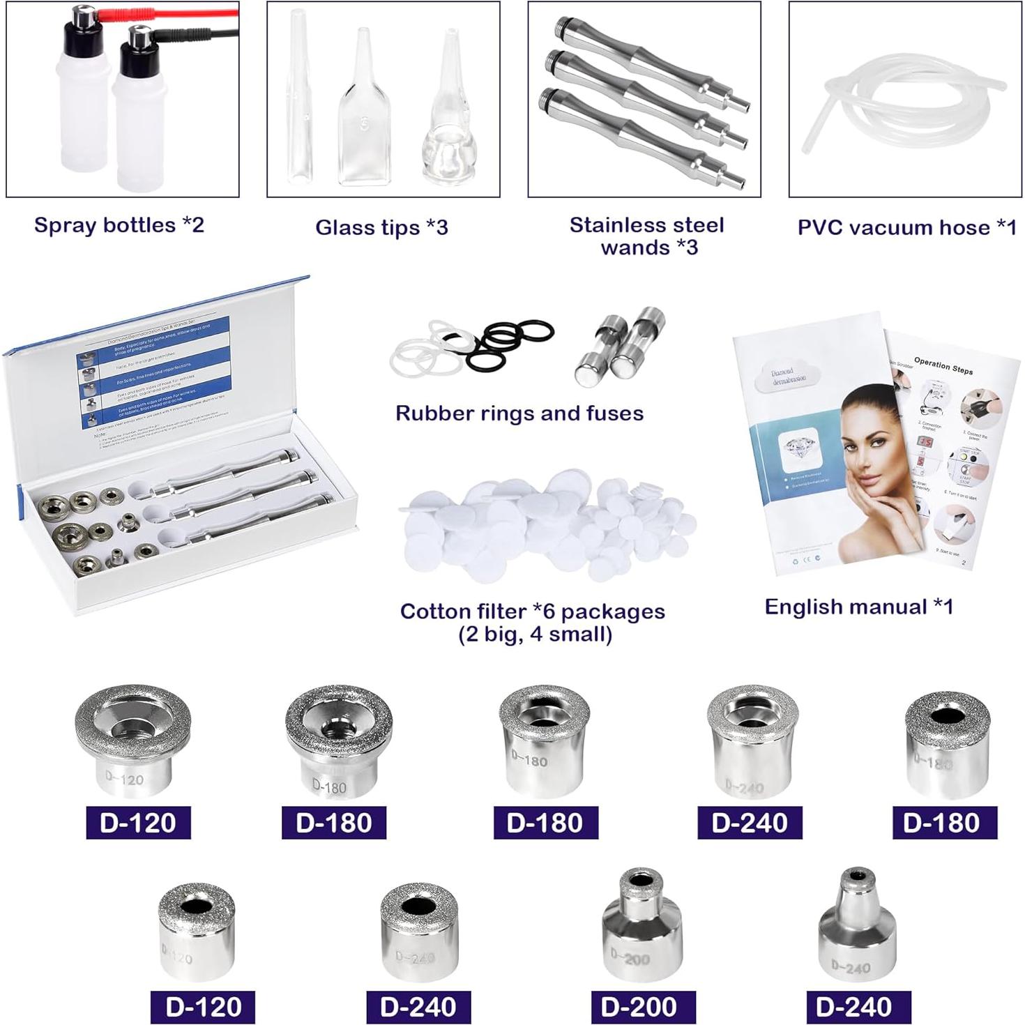 Máquina de Microdermoabrasi&oacute;n Kendal 3 en 1 para Belleza Facial