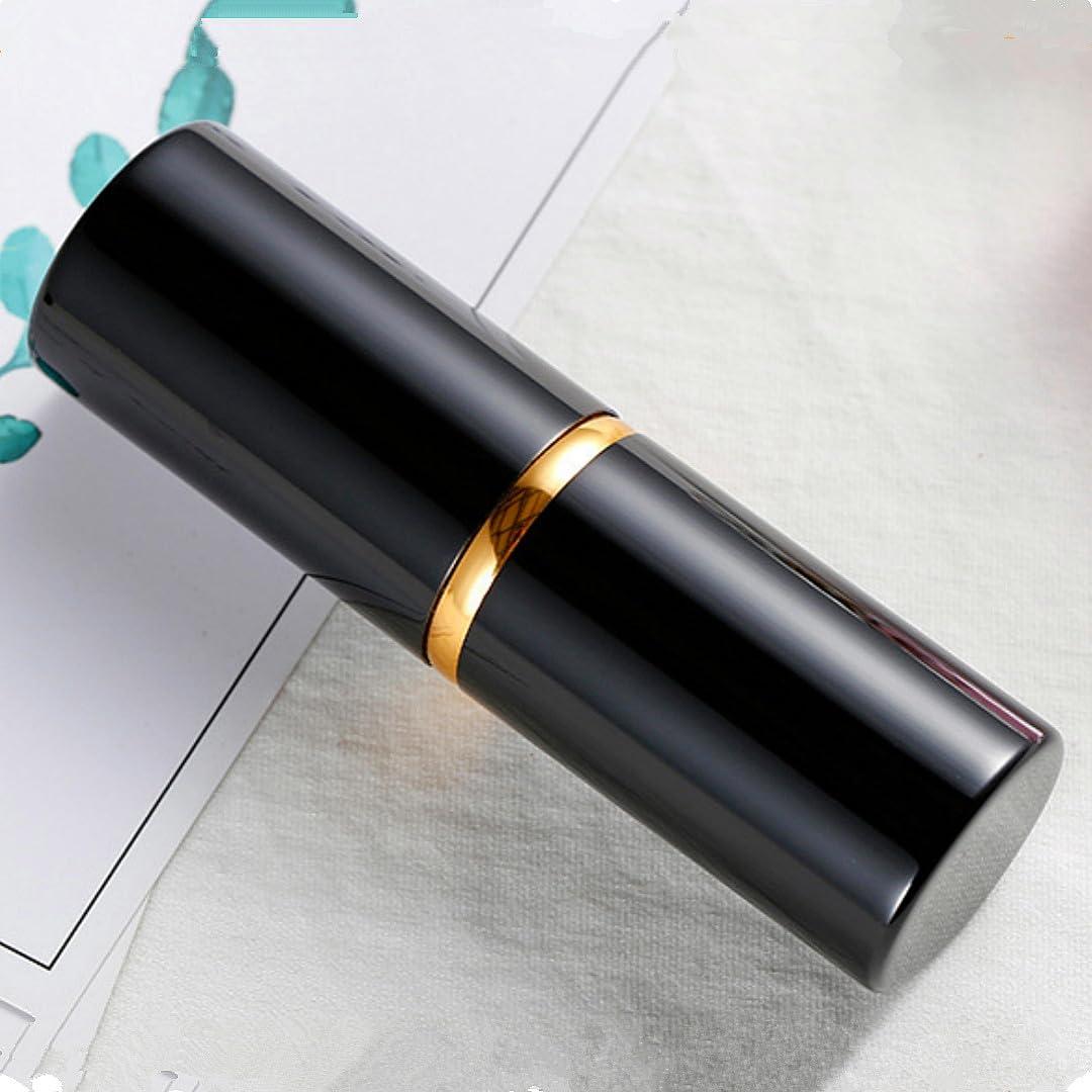 Retractable Kabuki Foundation Brush Best for Mineral Makeup, Bronzer, Blush, Liquid or Powder. Vegan. Blend and Contour for a Flawless Face (Black Gold)