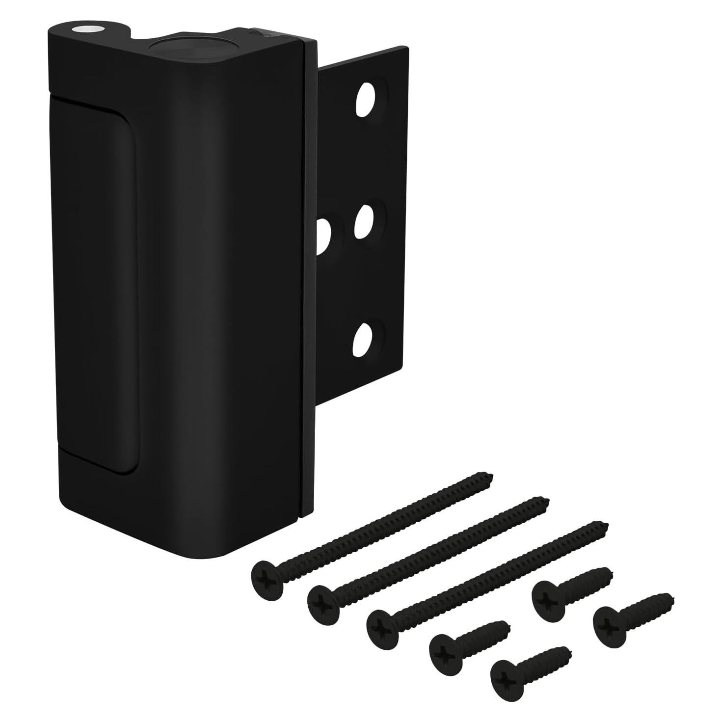 Cerradura de Refuerzo para Puerta HardwareX PL-01 Negra