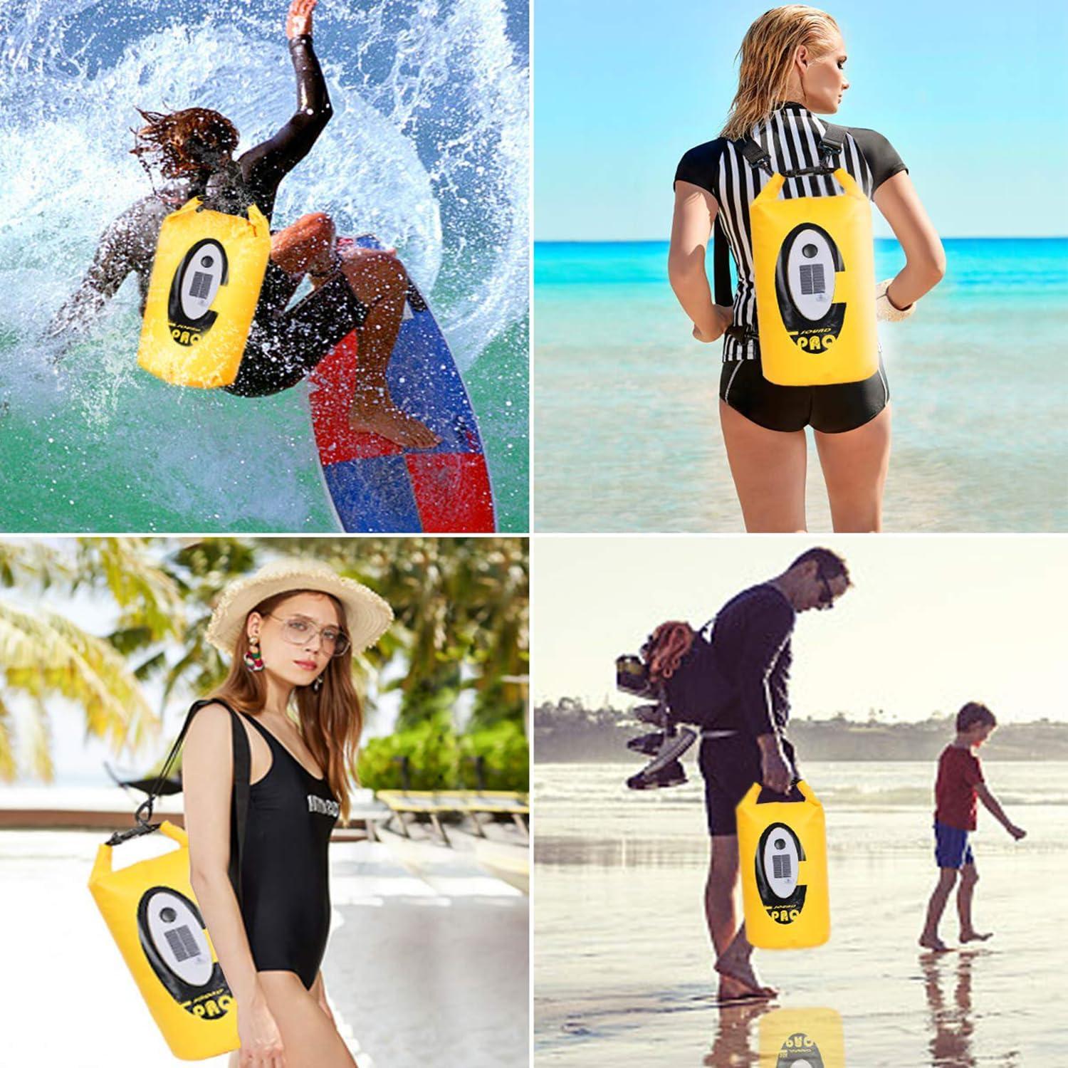 Mochila Seco Solar ZTARX 20L con Altavoz Bluetooth y LED