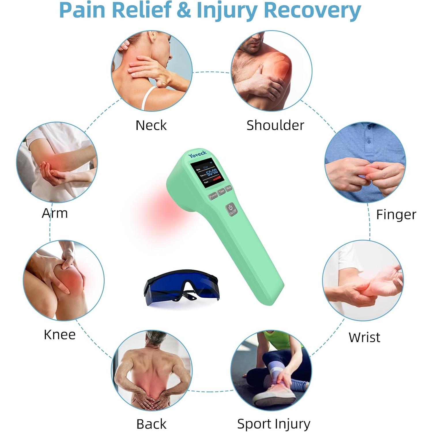 Dispositivo de Terapia de Luz Roja Yoveck 21.5x6cm Alivio Dolor