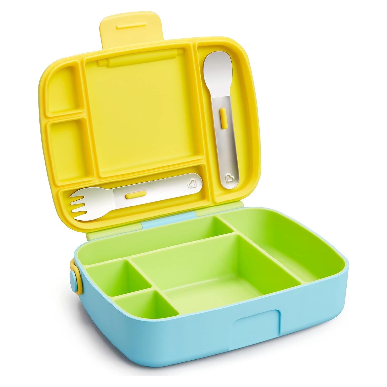 Caja Bento Munchkin para Niños con Utensilios Acero Inoxidable