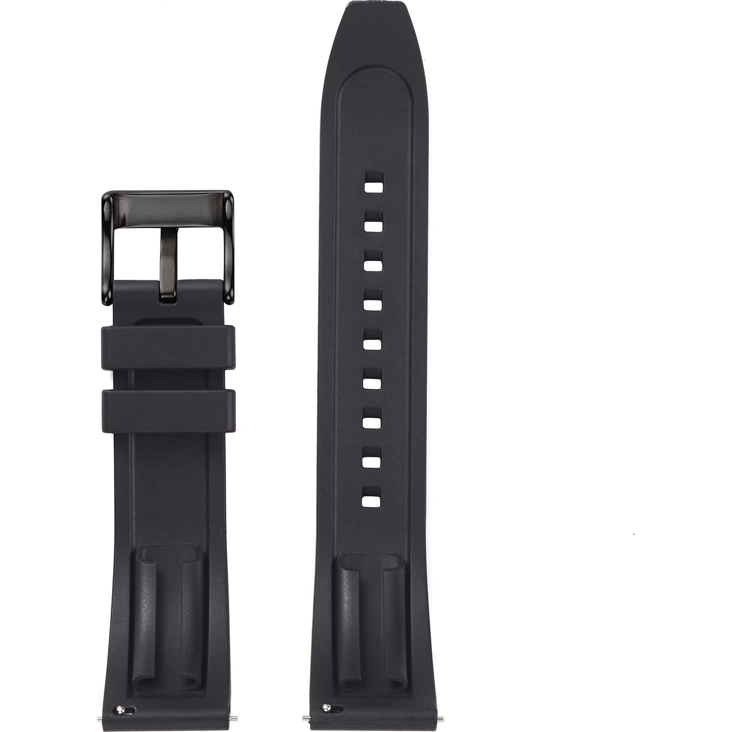 Correa de Reloj de Silicona WOUKUP 18mm 19mm 20mm 22mm Impermeable