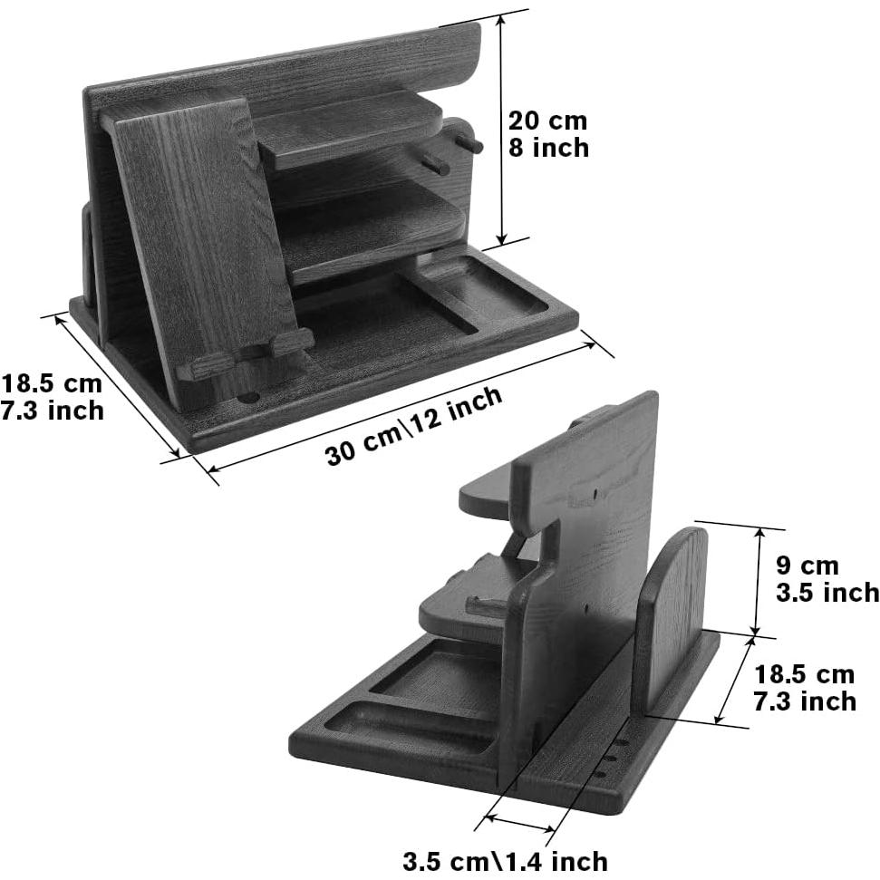 Organizador de Escritorio de Madera 1STKER para Hombres