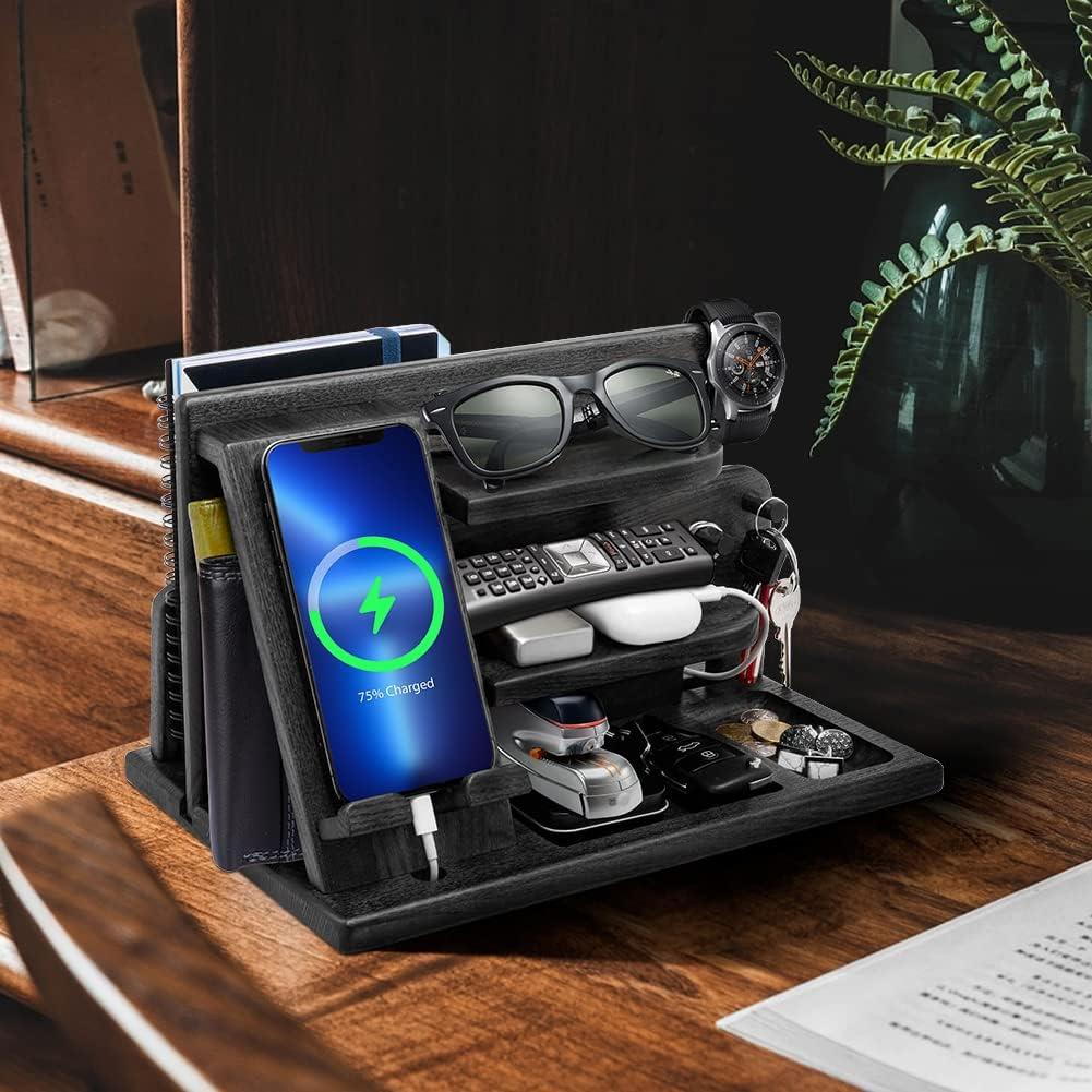 Organizador de Escritorio de Madera 1STKER para Hombres