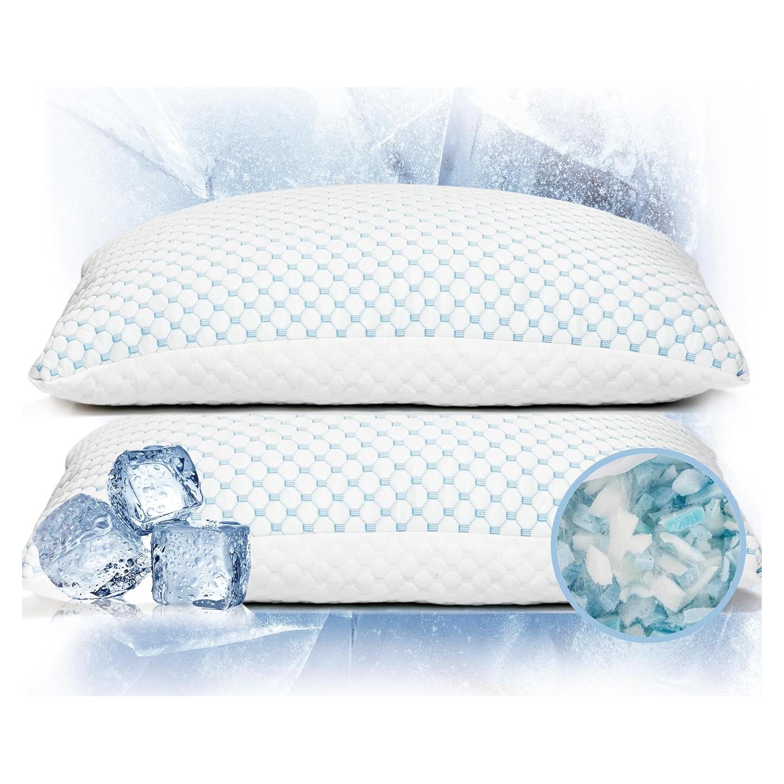 Almohada Ajustable de Espuma de Memoria JMZANSI - 2 Unidades