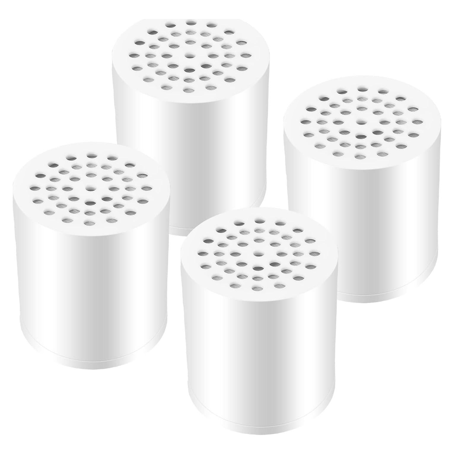 Paquete de 4 Cartuchos Filtro Ducha Laicky 20 Etapas Purificador