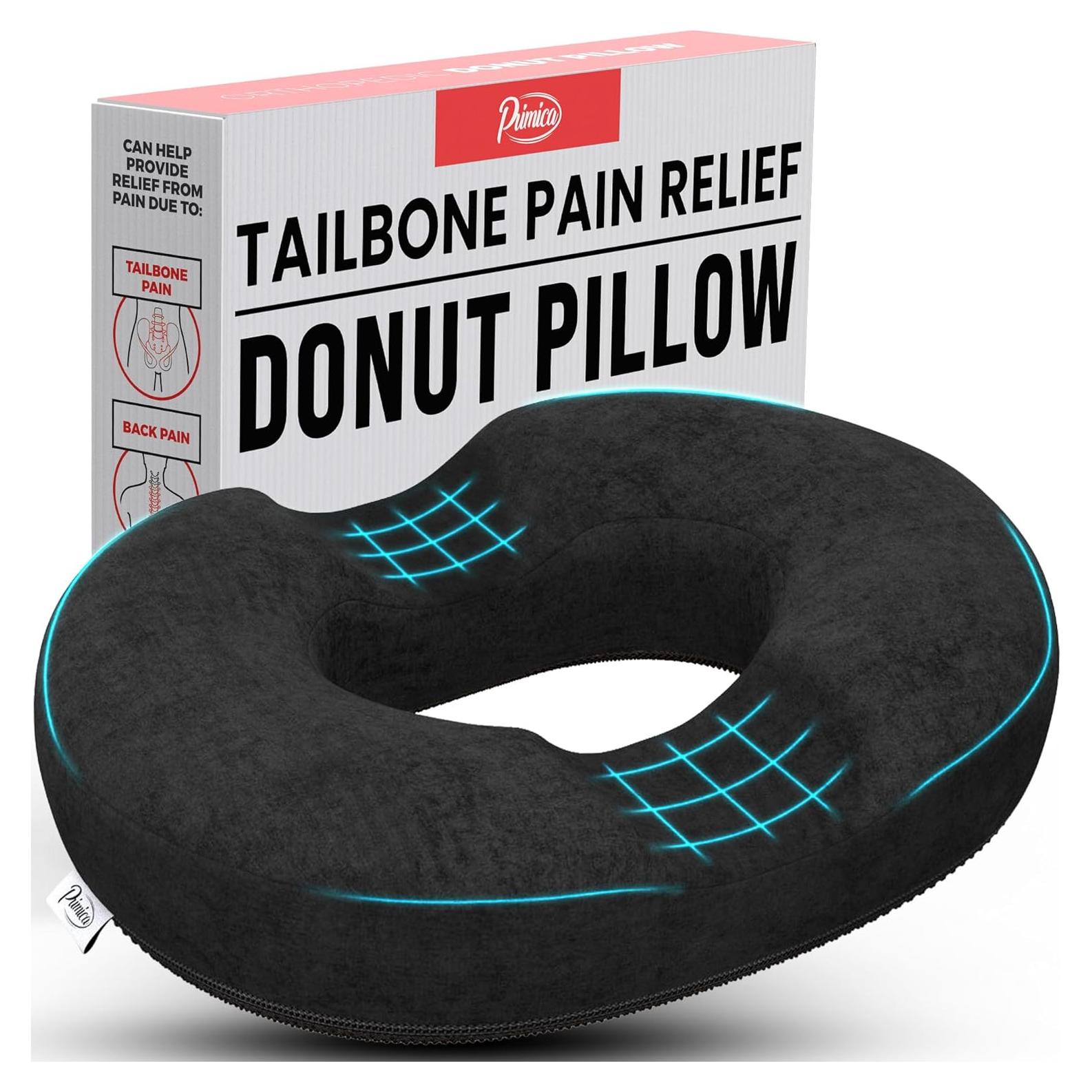 Cojín de Donut Primica para Alivio de Dolor de Coxis - 42x34 cm