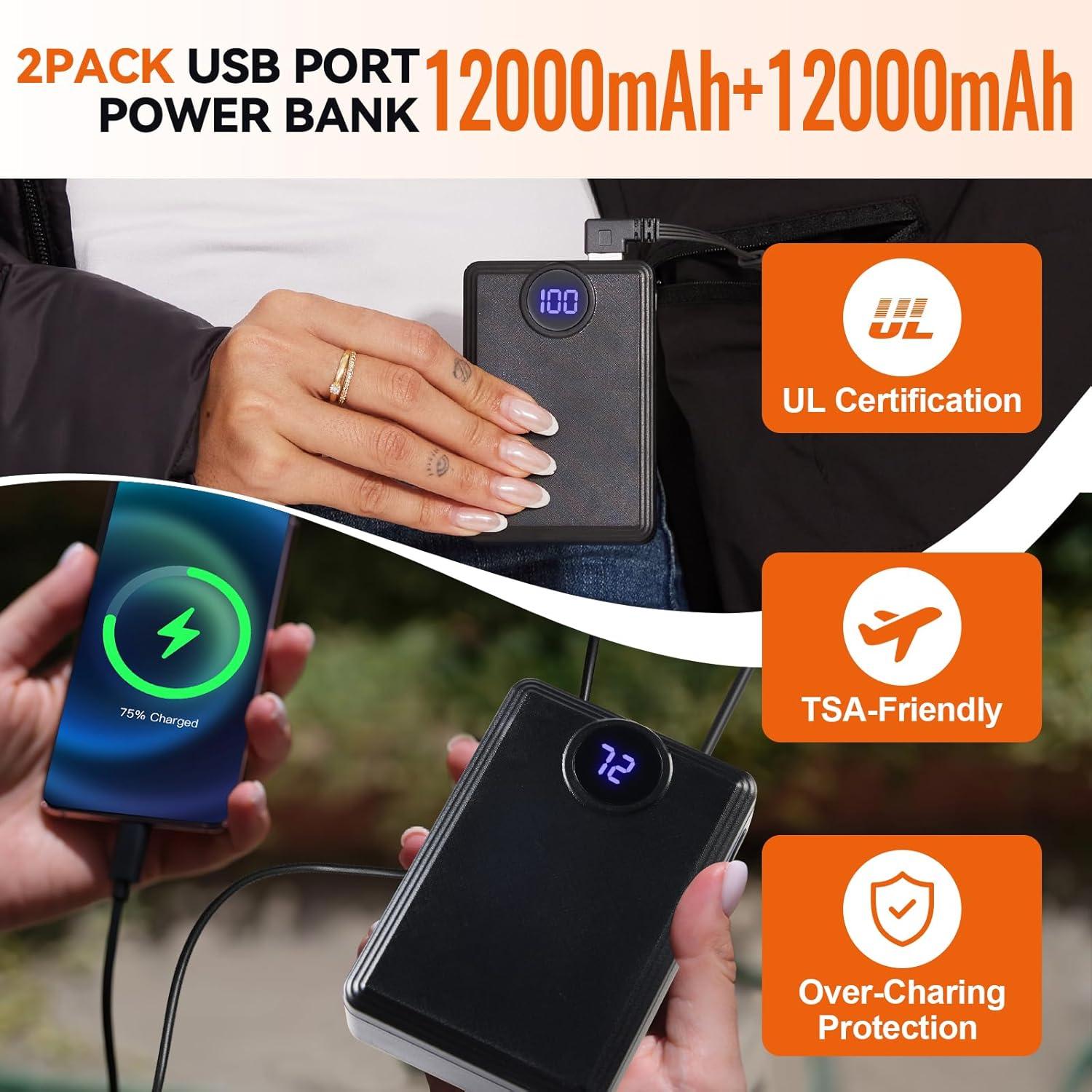 Chaqueta Calentada para Mujeres Shenzhen K112 5 Zonas Calor