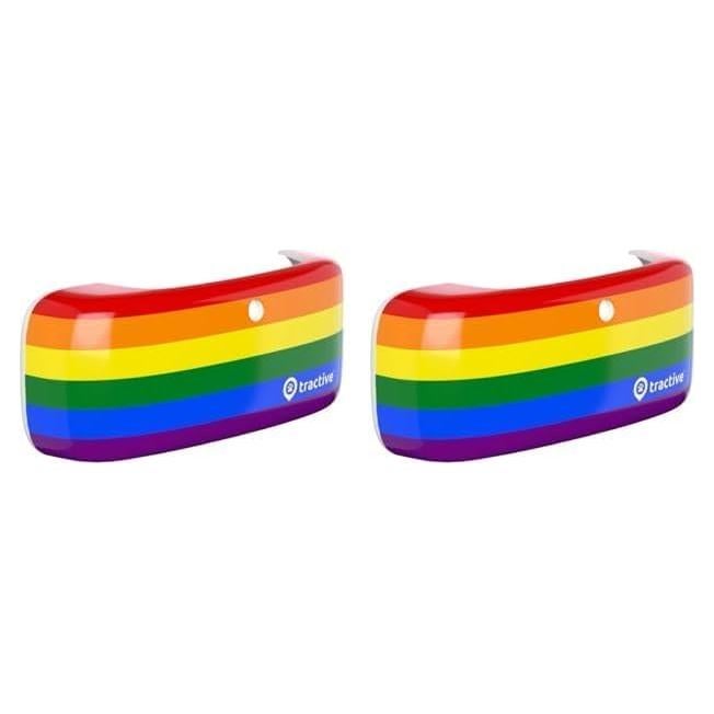 Funda para rastreador GPS Tractive - Orgullo, Paquete de 2