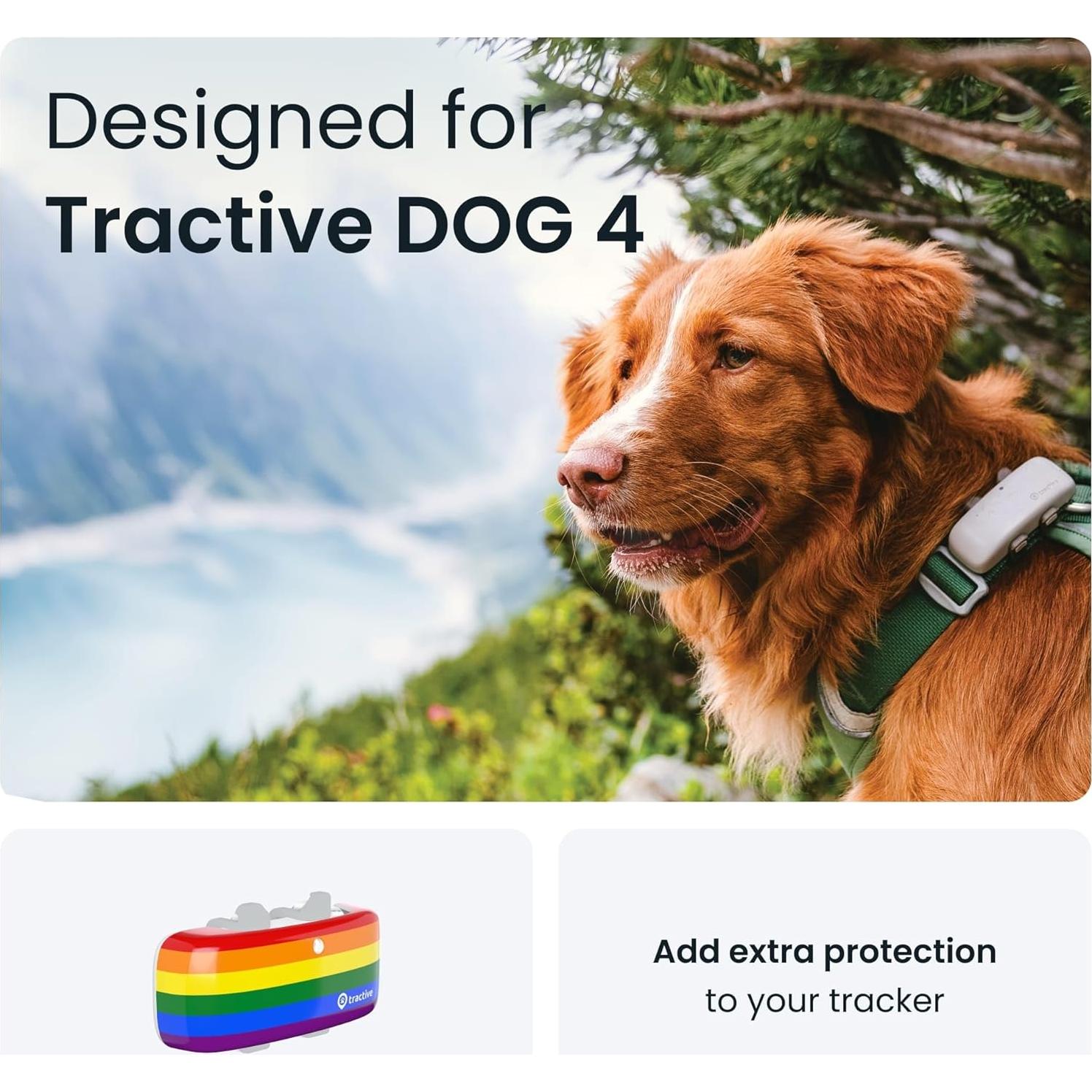 Funda para rastreador GPS Tractive - Orgullo, Paquete de 2