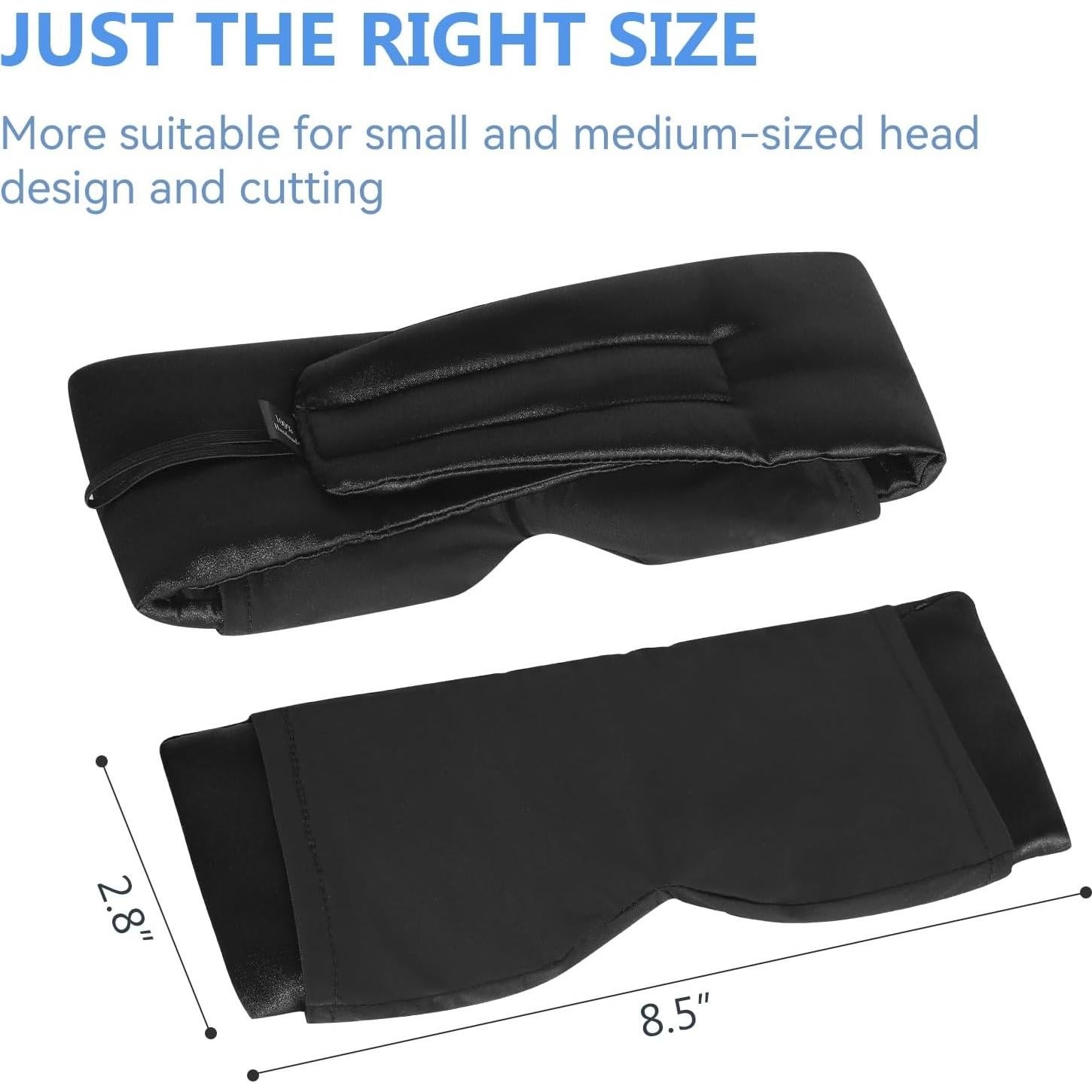 Mavogel Sleep Mask with Cooling Gel for Women, Men, Enhanced Light-Blocking, Silk Fabric, Cooling Gel to Relieve Bedtime Stress, Fast Sleep, Sleep Eye mask for Sleep, Yoga, Office Nap and Travel