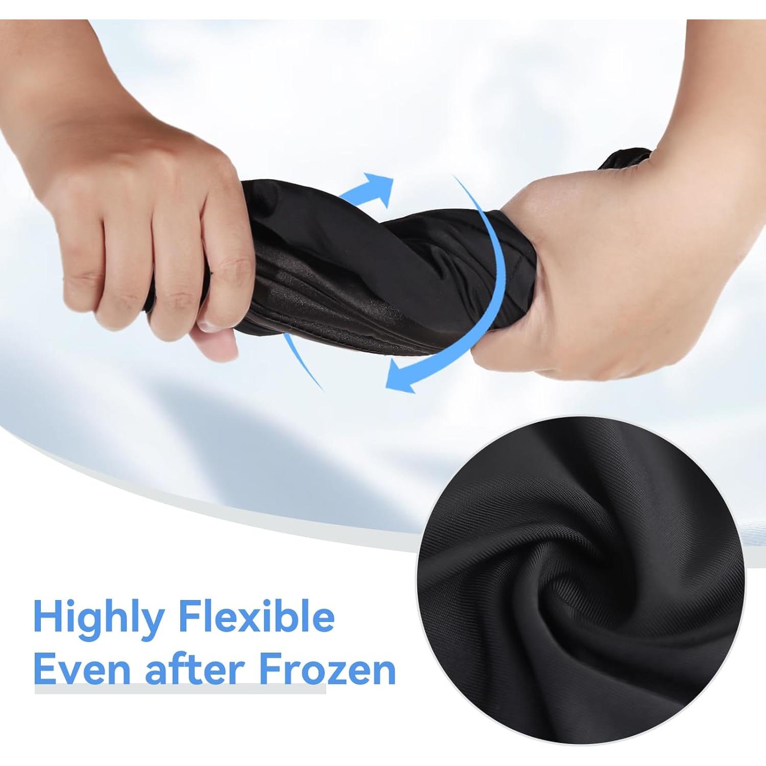 Mavogel Sleep Mask with Cooling Gel for Women, Men, Enhanced Light-Blocking, Silk Fabric, Cooling Gel to Relieve Bedtime Stress, Fast Sleep, Sleep Eye mask for Sleep, Yoga, Office Nap and Travel