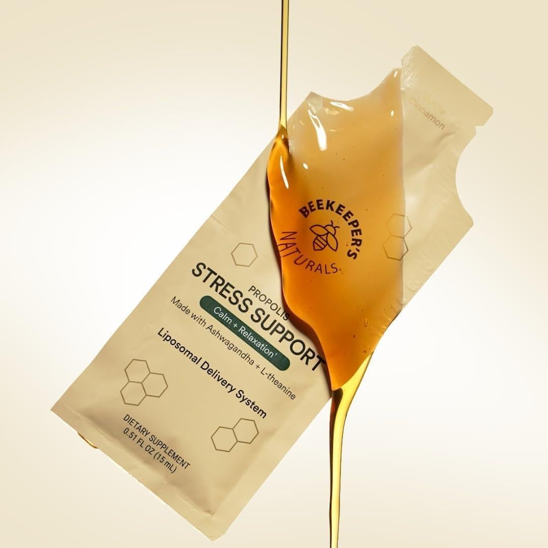 Suplemento Antiestrés Liposomal Beekeeper's Naturals 600mg 10ct