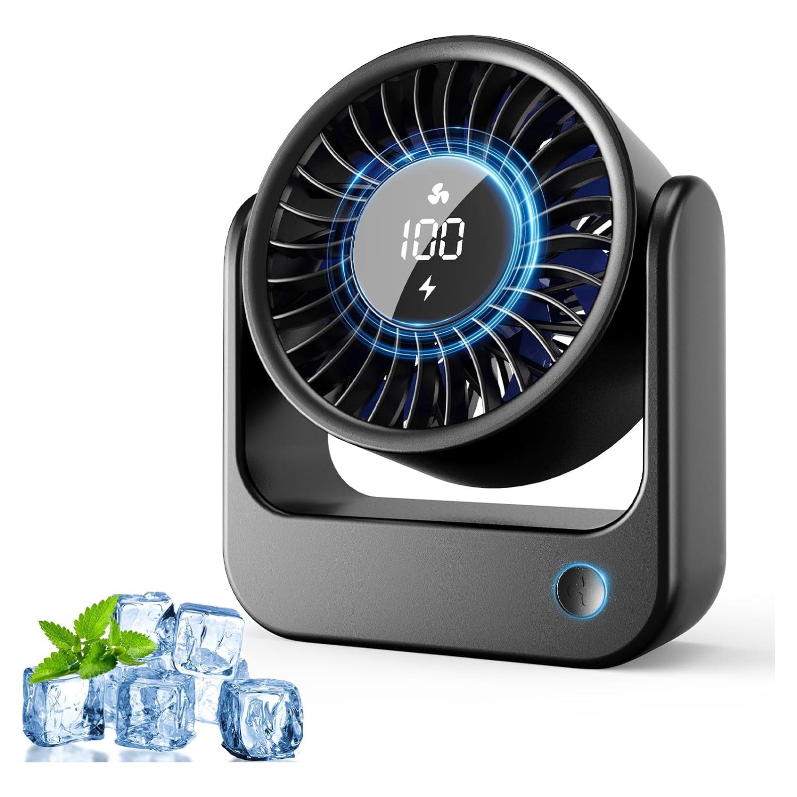 Ventilador de Escritorio EYERZ F2615 Recargable USB 5 Velocidades