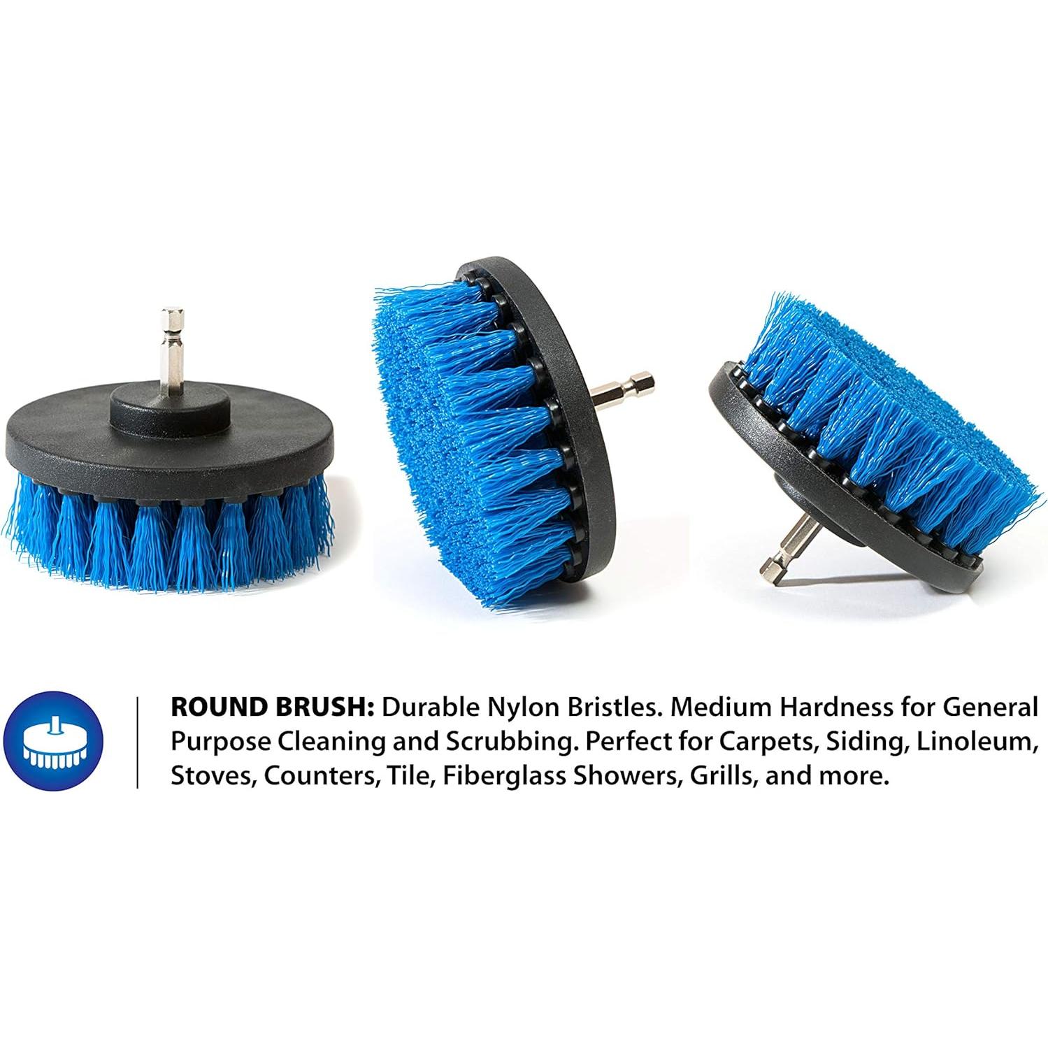 Kit de cepillos de limpieza RevoClean 4 piezas para taladro