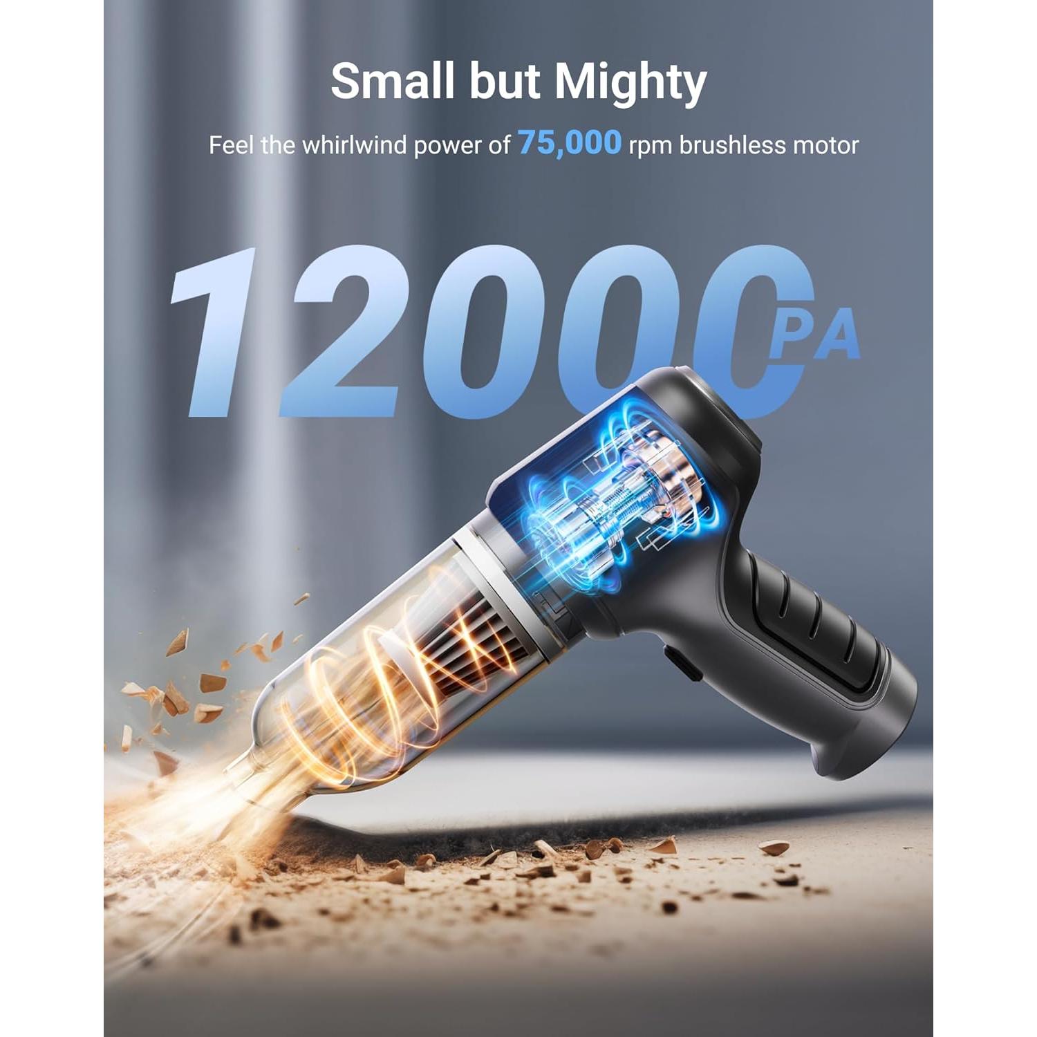 Aspiradora de Mano xCool 4 en 1 Sin Cable 12000Pa 0.61kg