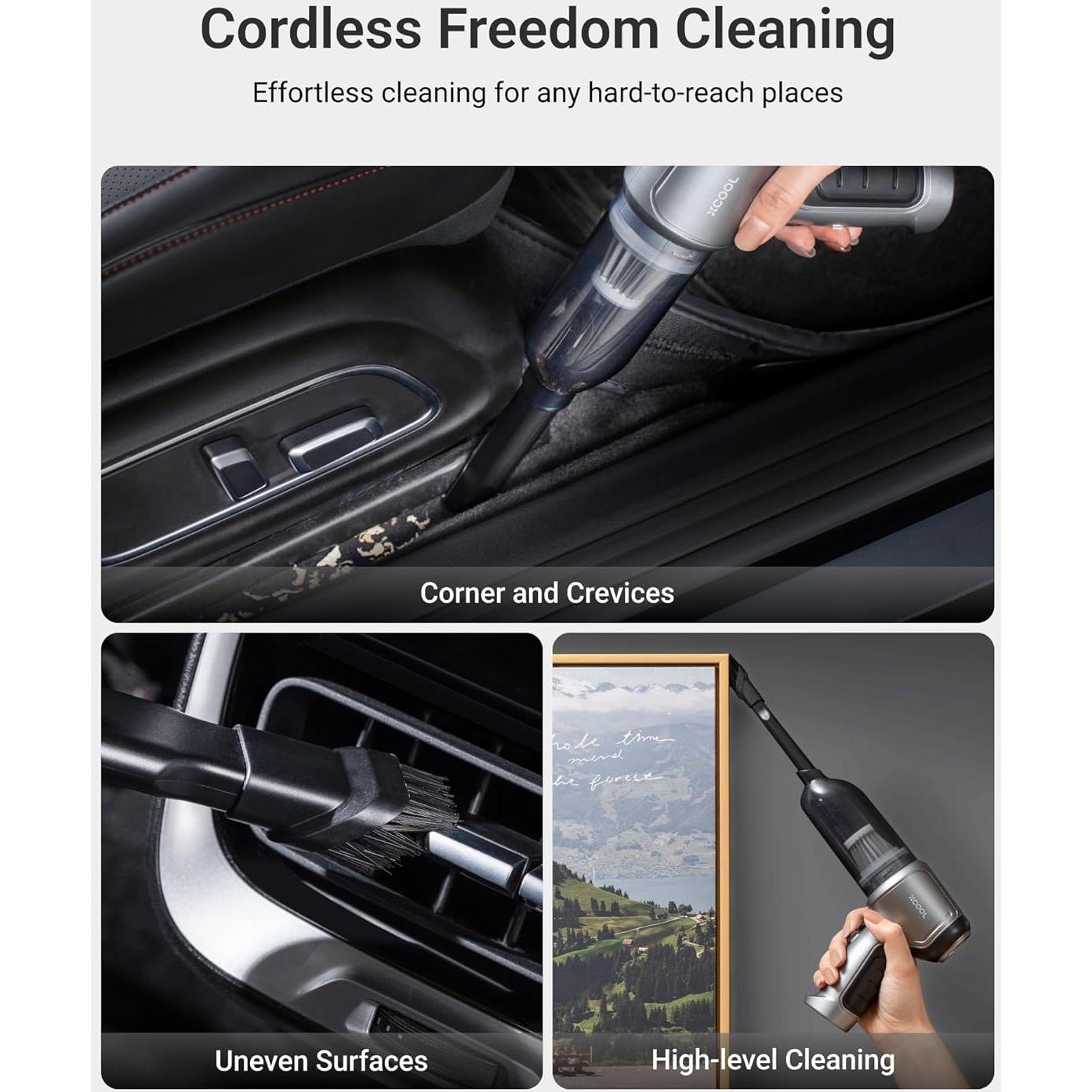 Aspiradora de Mano xCool 4 en 1 Sin Cable 12000Pa 0.61kg