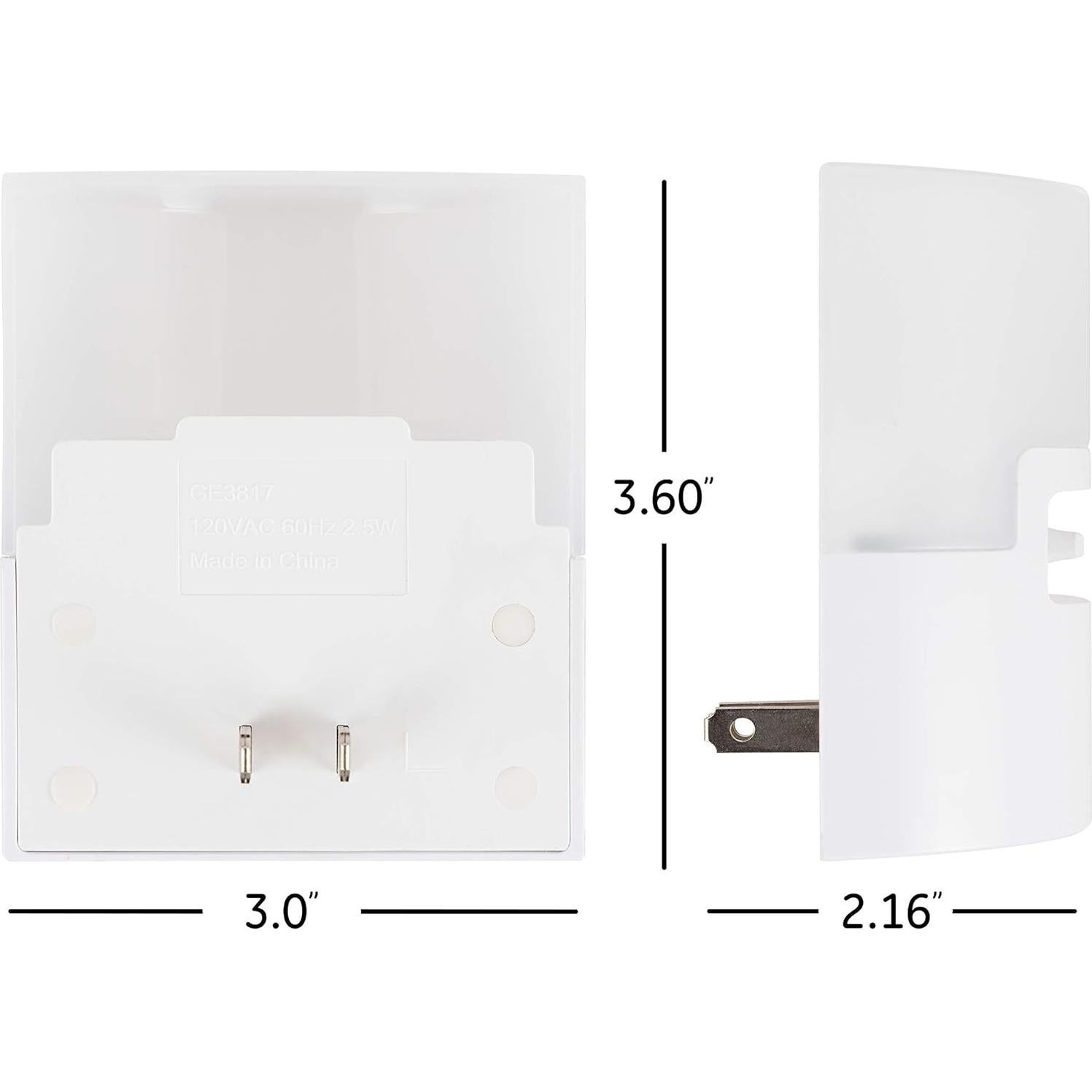 Luz Nocturna LED Regulable GE UltraBrite 100 Lúmenes Blanca