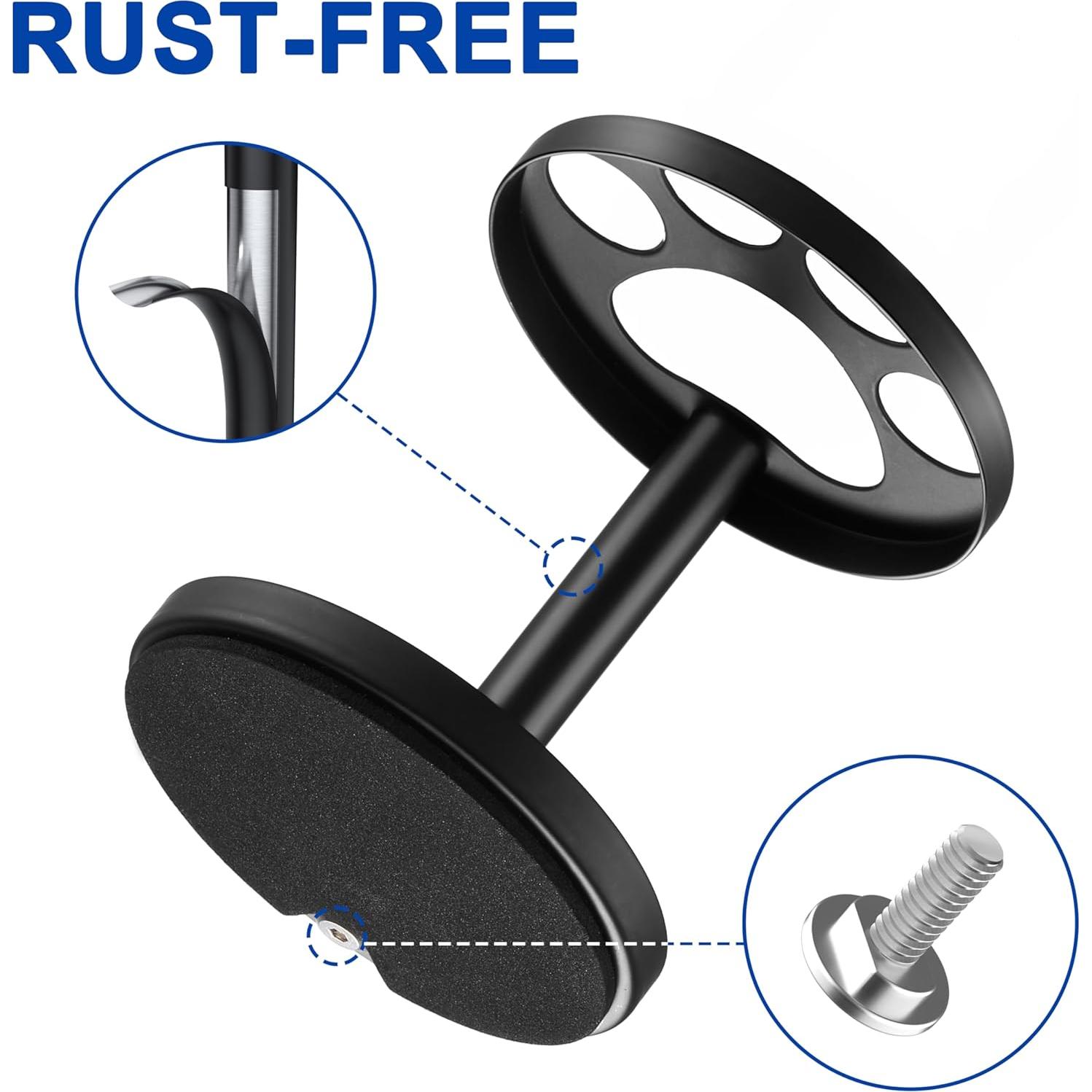 Soporte para Cepillos de Dientes Acero Inoxidable Songsoso Negro