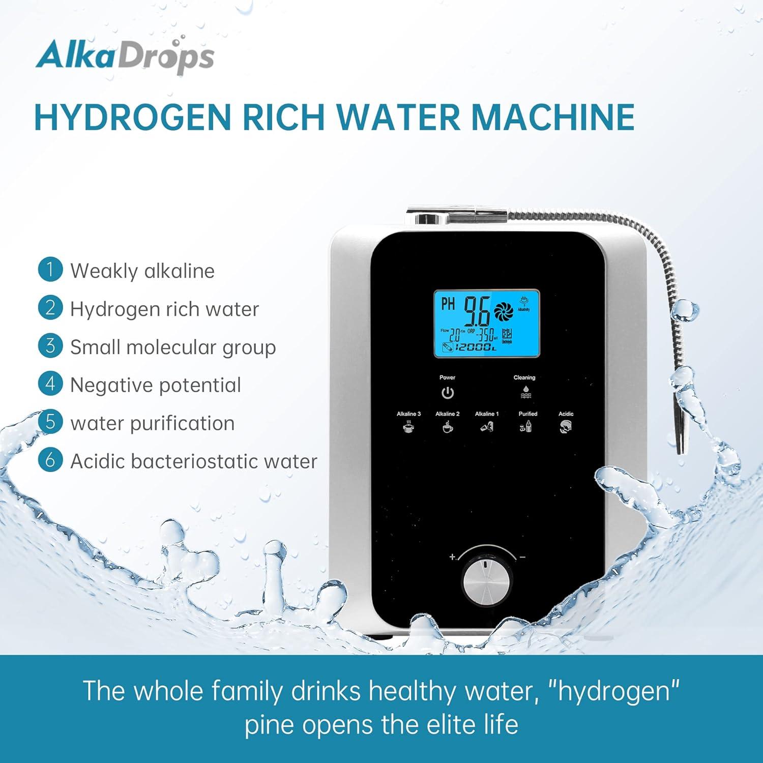 Ionizador de Agua Alcalina EHM 8000L PH 3-11 11 Placas