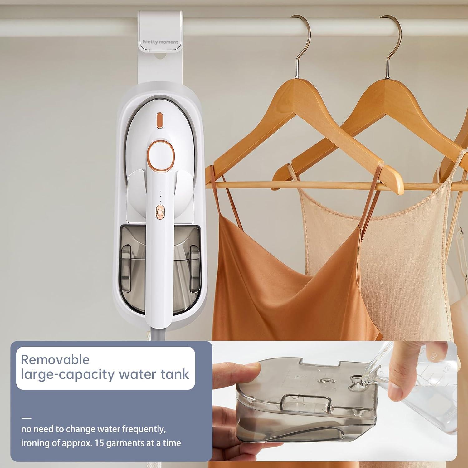 Vaporera de Ropa Pretty Moment 1500W Tanque 400ml Blanco