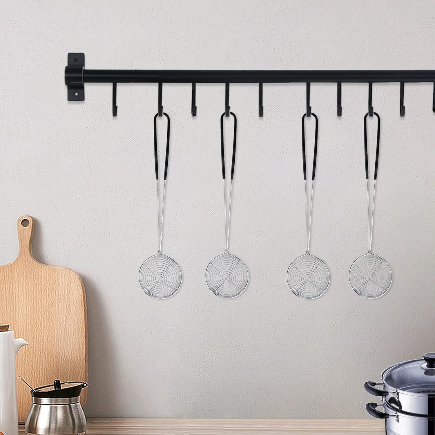 12 Cucharas Coladoras de Acero Inoxidable Worldity 26.98 cm