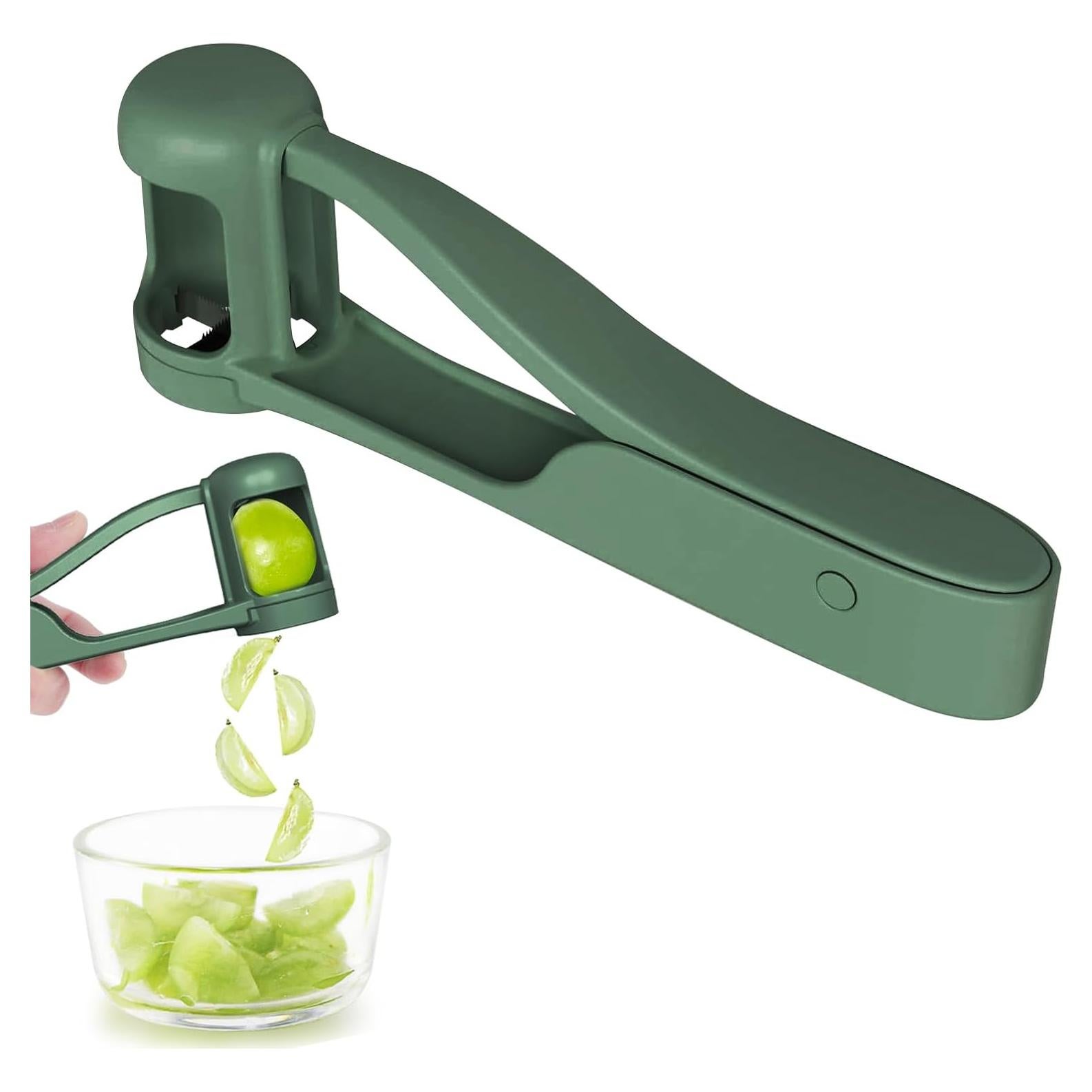 Grape Cutter for Toddlers 1-3,Grape Slicer for Toddlers Grape Cutter Tool Cherry Tomato Strawberry Sandwich Cutter for Kids Lunch Accessories,Grape Slicer Kitchen Gadget Grape Quarter