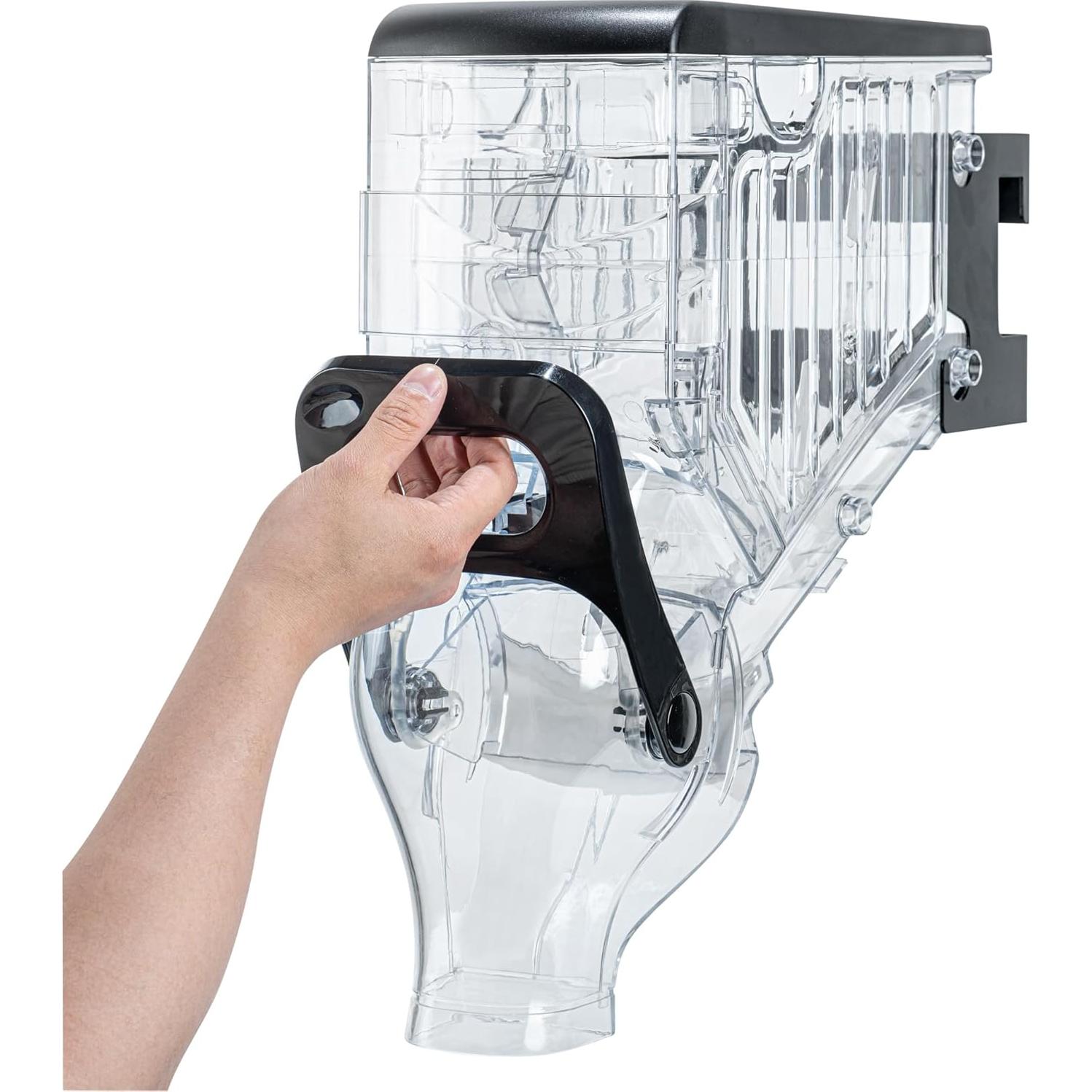 Dispensador de Cereal Met Lux 2.1 Galones Negro Montado en Pared