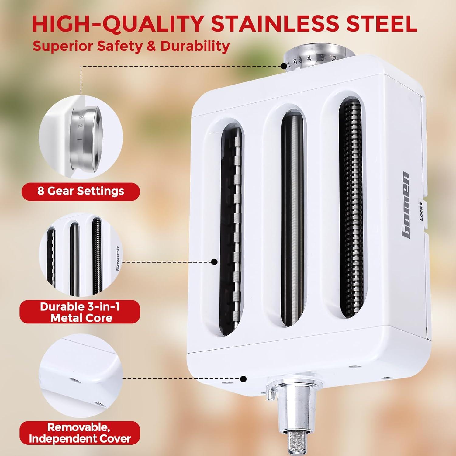 Accesorio de Pasta 3 en 1 Gomen para Batidora KitchenAid