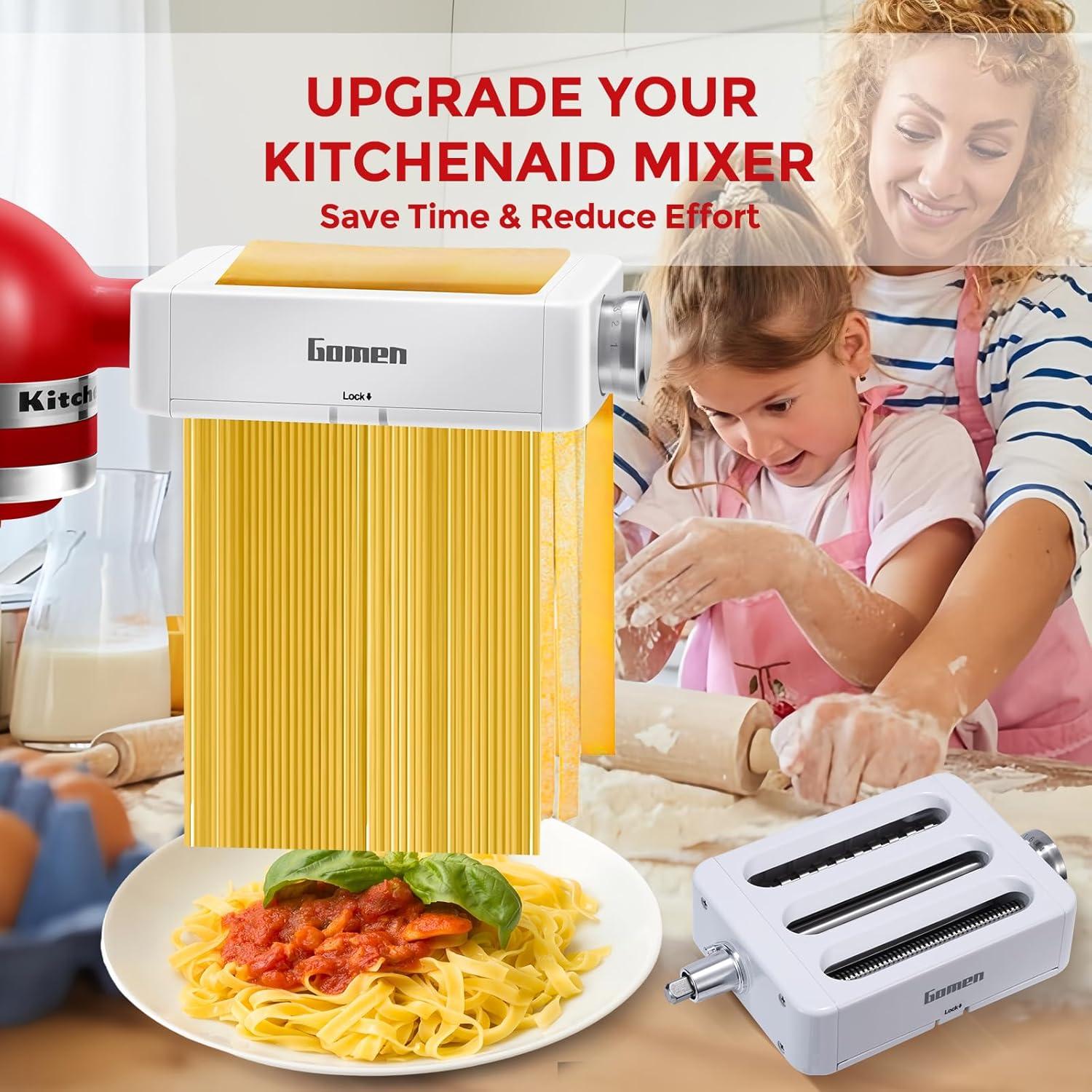 Accesorio de Pasta 3 en 1 Gomen para Batidora KitchenAid