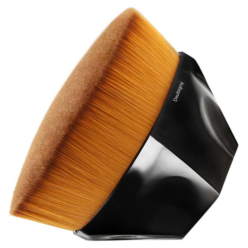 Brocha de Maquillaje Daubigny Base Kabuki Hexagonal Negra