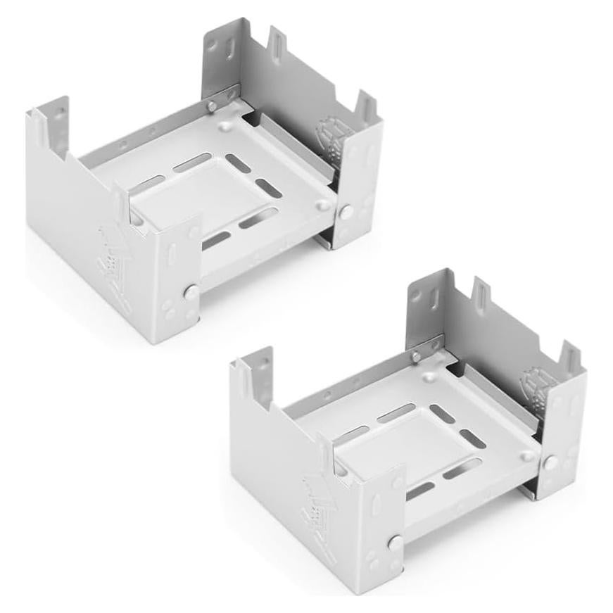 Paquete de 2 Estufas Plegables de Alcohol Compactas 198g