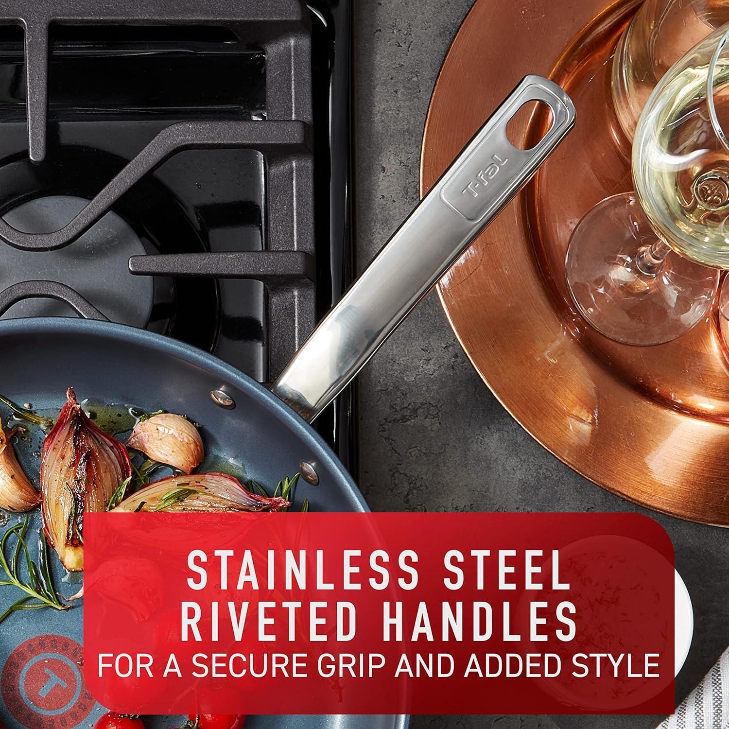 Juego de Utensilios de Cocina T-fal 12 Piezas Acero Inoxidable