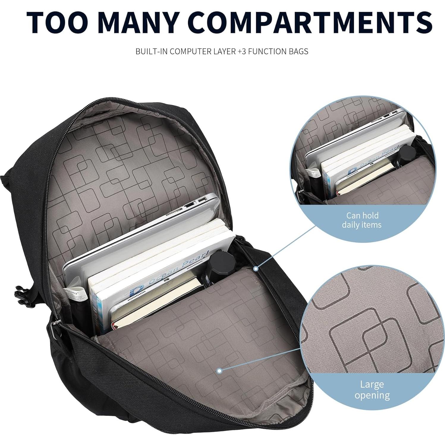 Mochila táctica Wotony 25L impermeable para exteriores