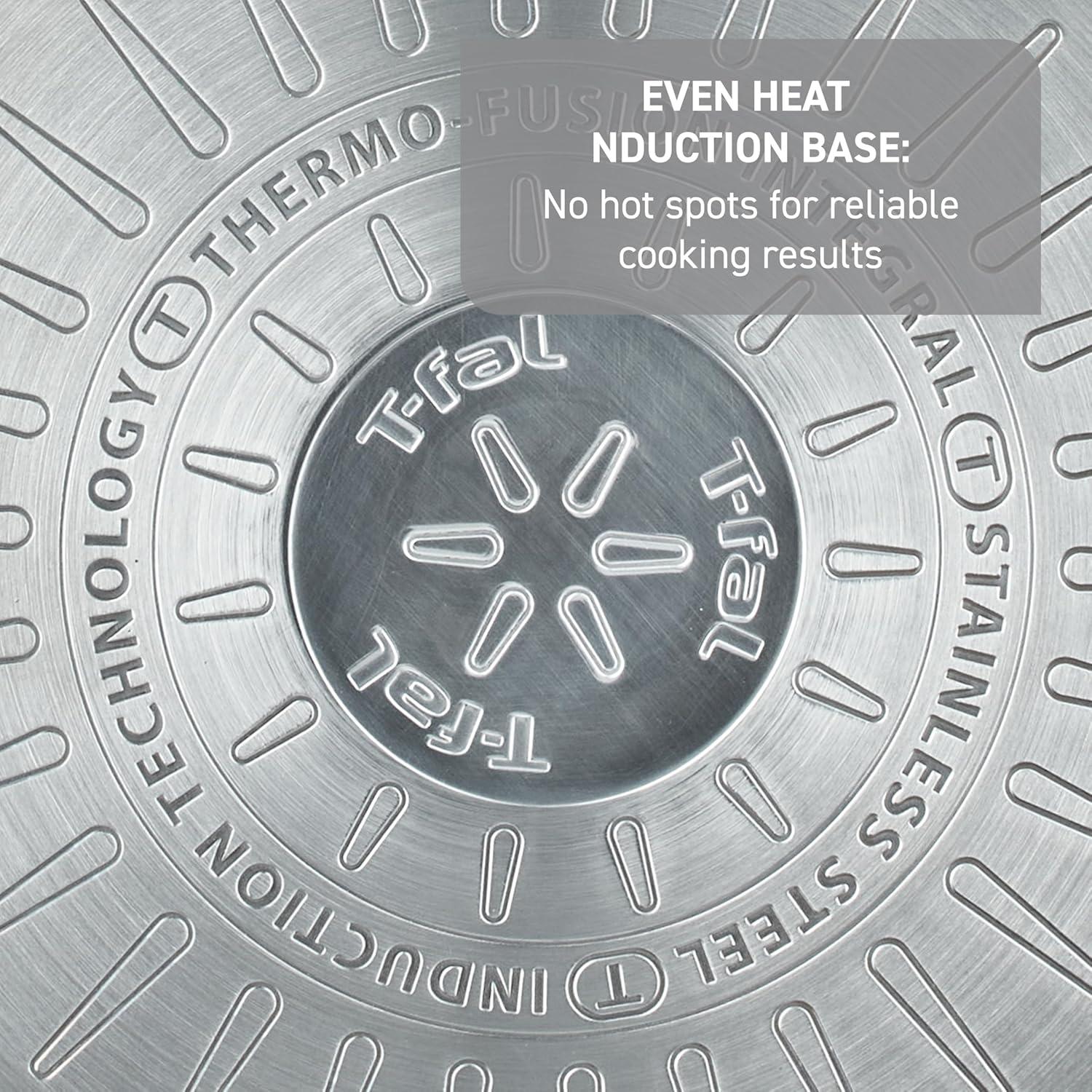 Juego de Utensilios de Cocina T-fal 11 Piezas Acero Inoxidable