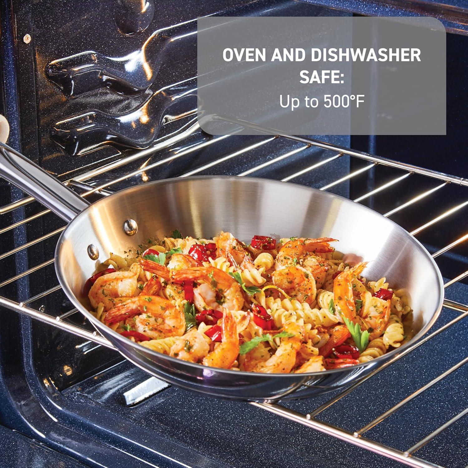 Juego de Utensilios de Cocina T-fal 11 Piezas Acero Inoxidable