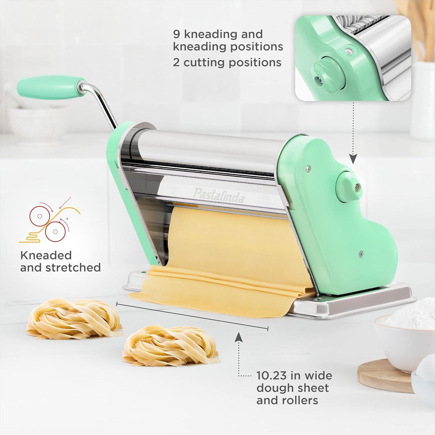 MAQUINA PARA HACER PASTA PASTALINDA Classic 26 cm, 9 posiciones