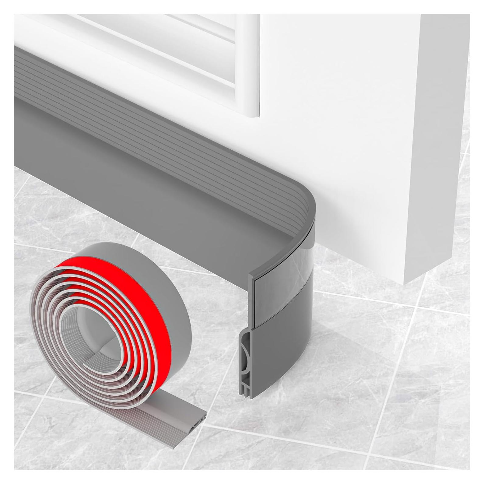 Weather Stripping Door Seal, Under Door Gap Filler, Draft Blocker Soundproof/Insulator (39", Grey)