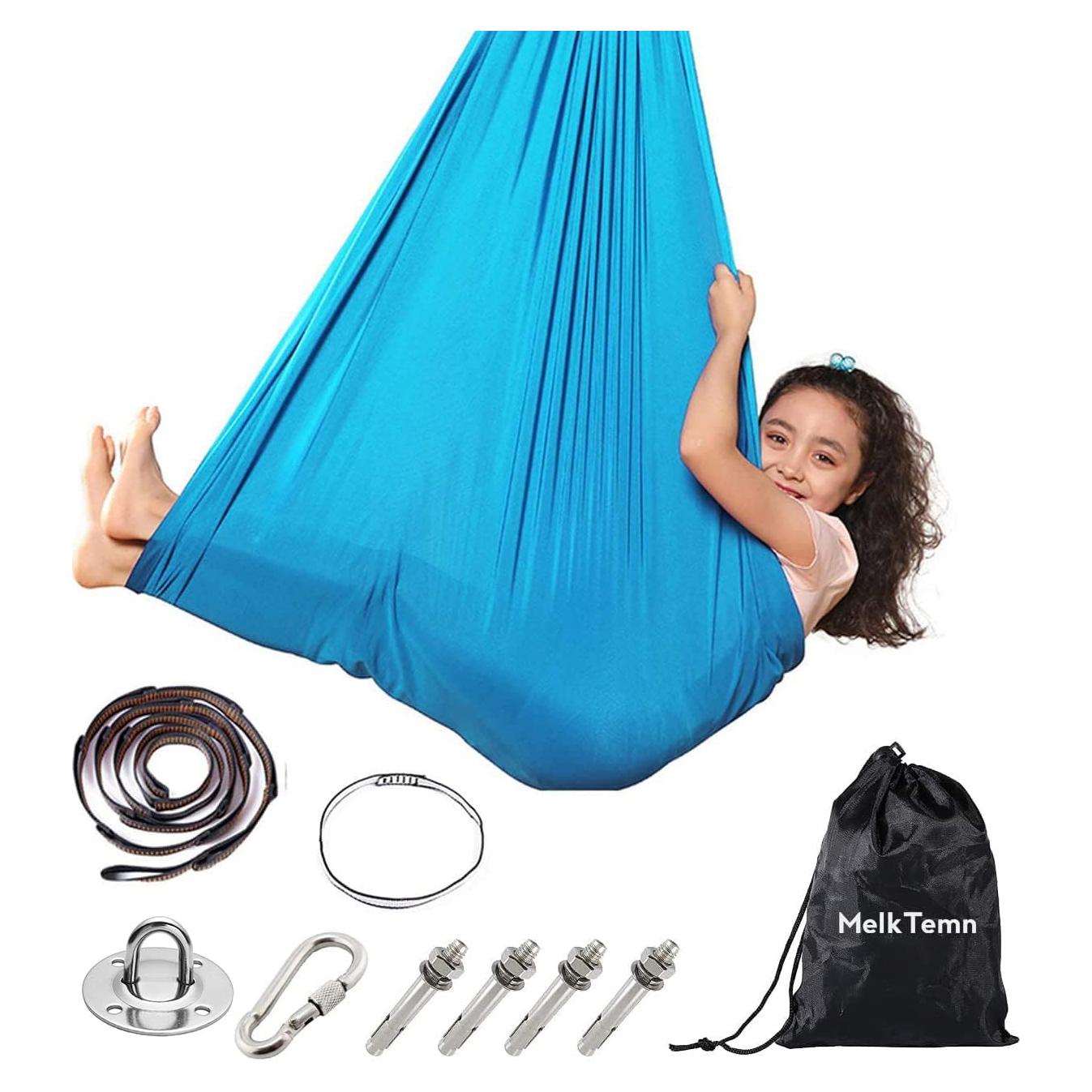 Columpio Sensorial MelkTemn Azul Claro 304.8x165.1 cm