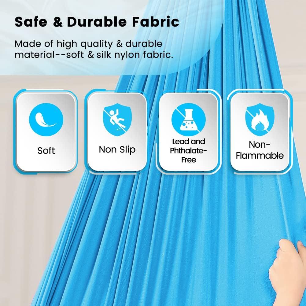 Columpio Sensorial MelkTemn Azul Claro 304.8x165.1 cm